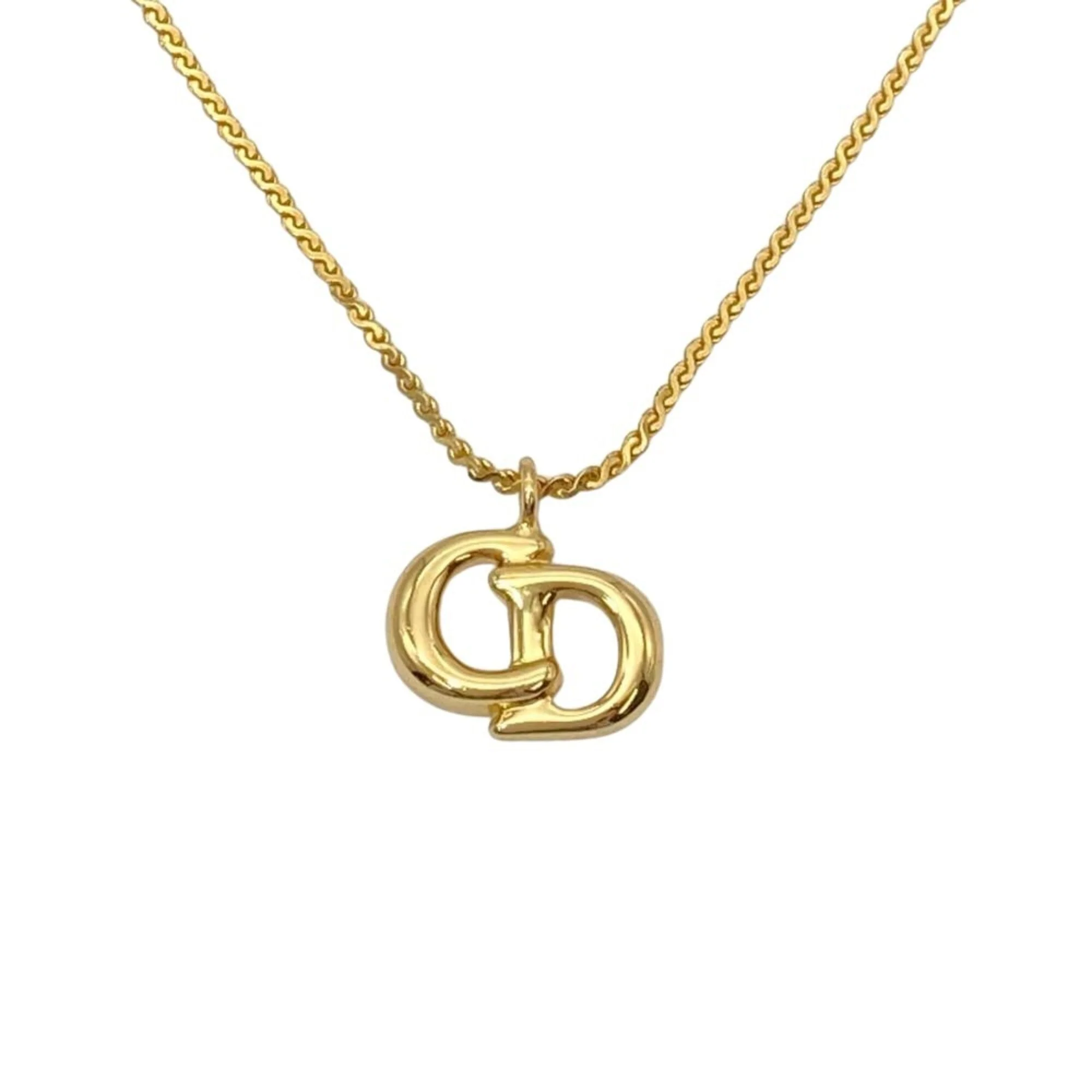 CD Pendant Necklace Gold