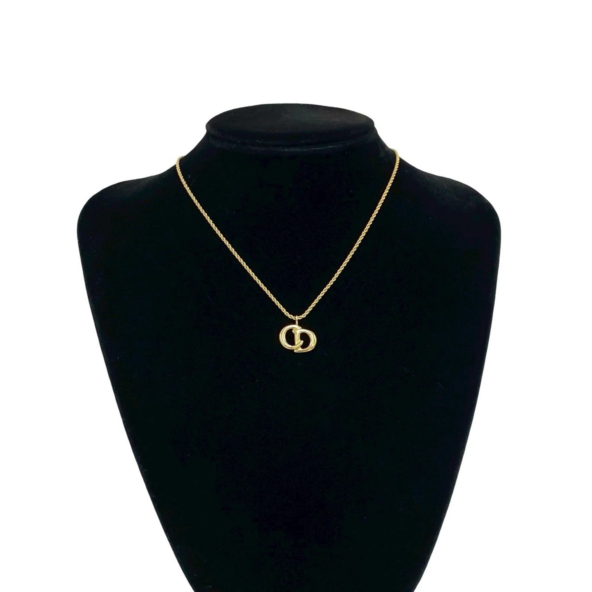 CD Pendant Necklace Gold - Image 2