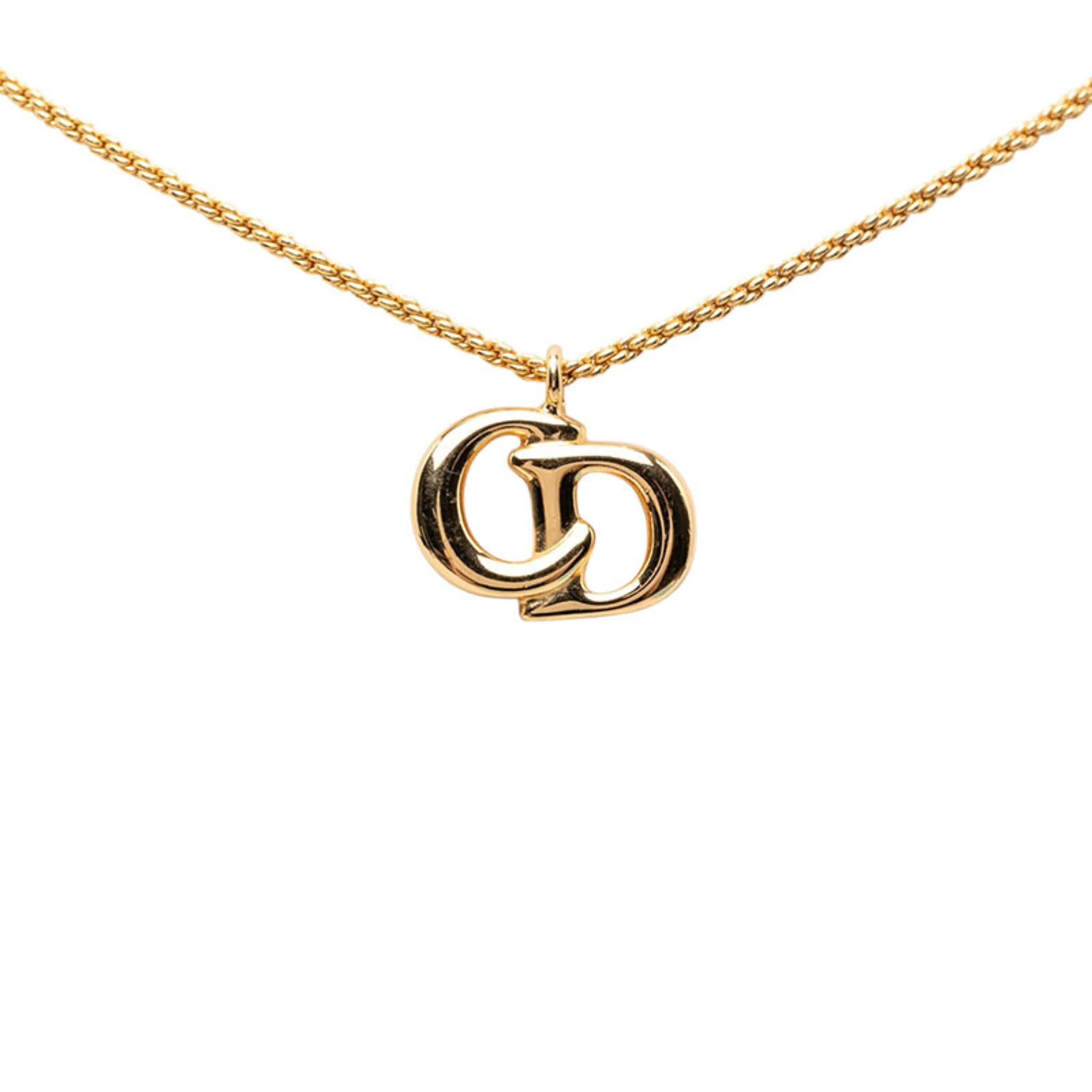 CD Pendant Necklace Gold