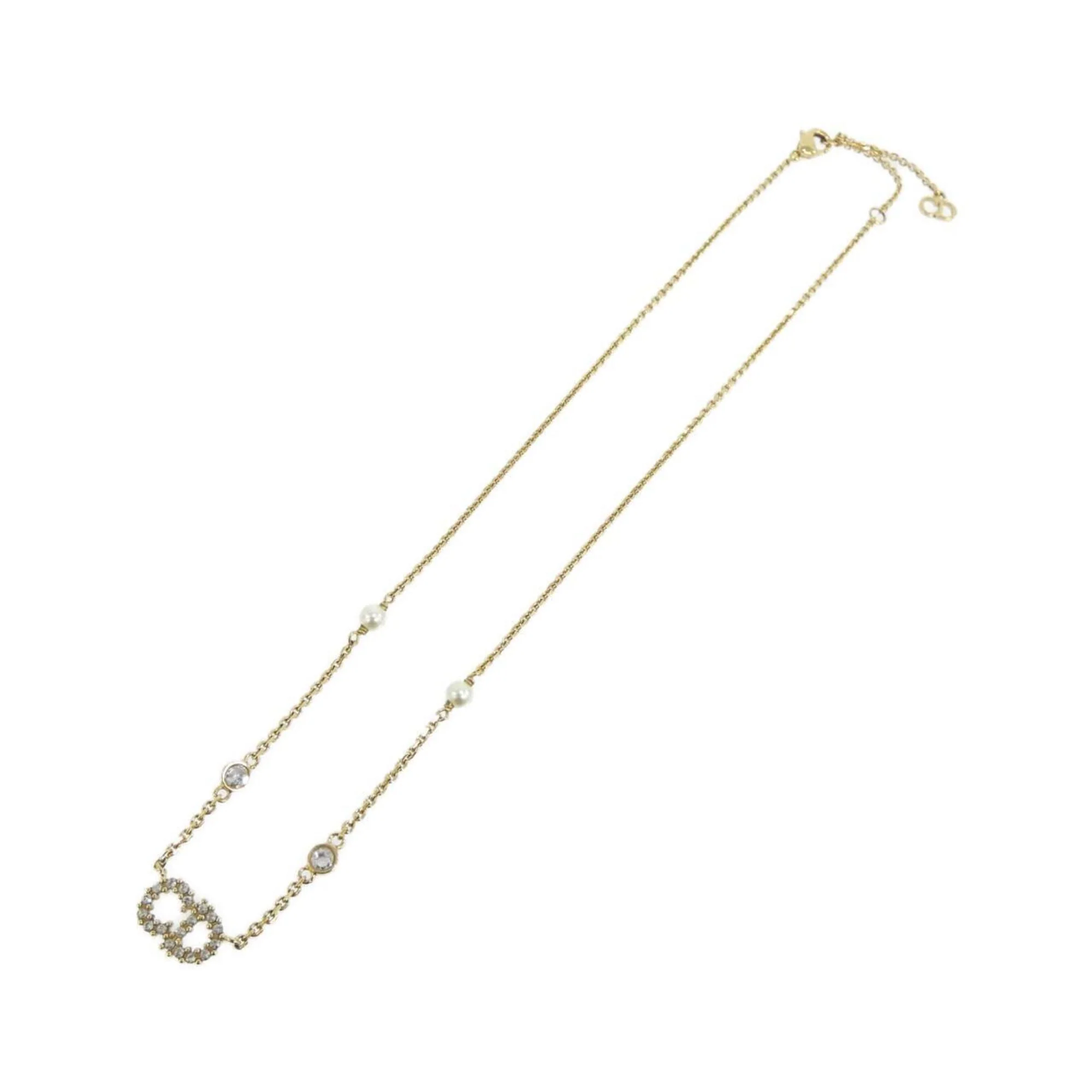 Claire Di Lune Pendant Necklace Clear and White - Image 2