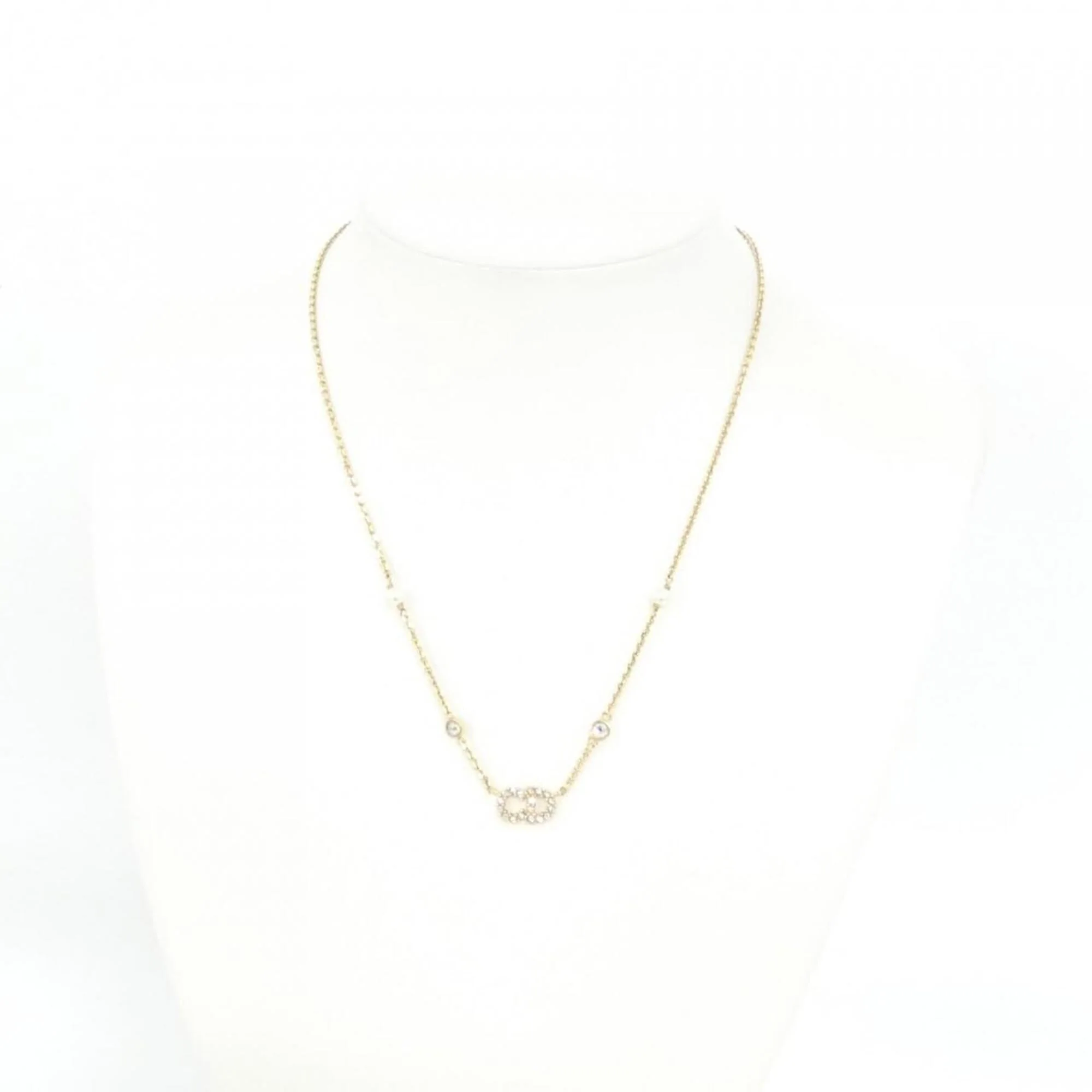 Claire Di Lune Pendant Necklace Clear and White - Image 5