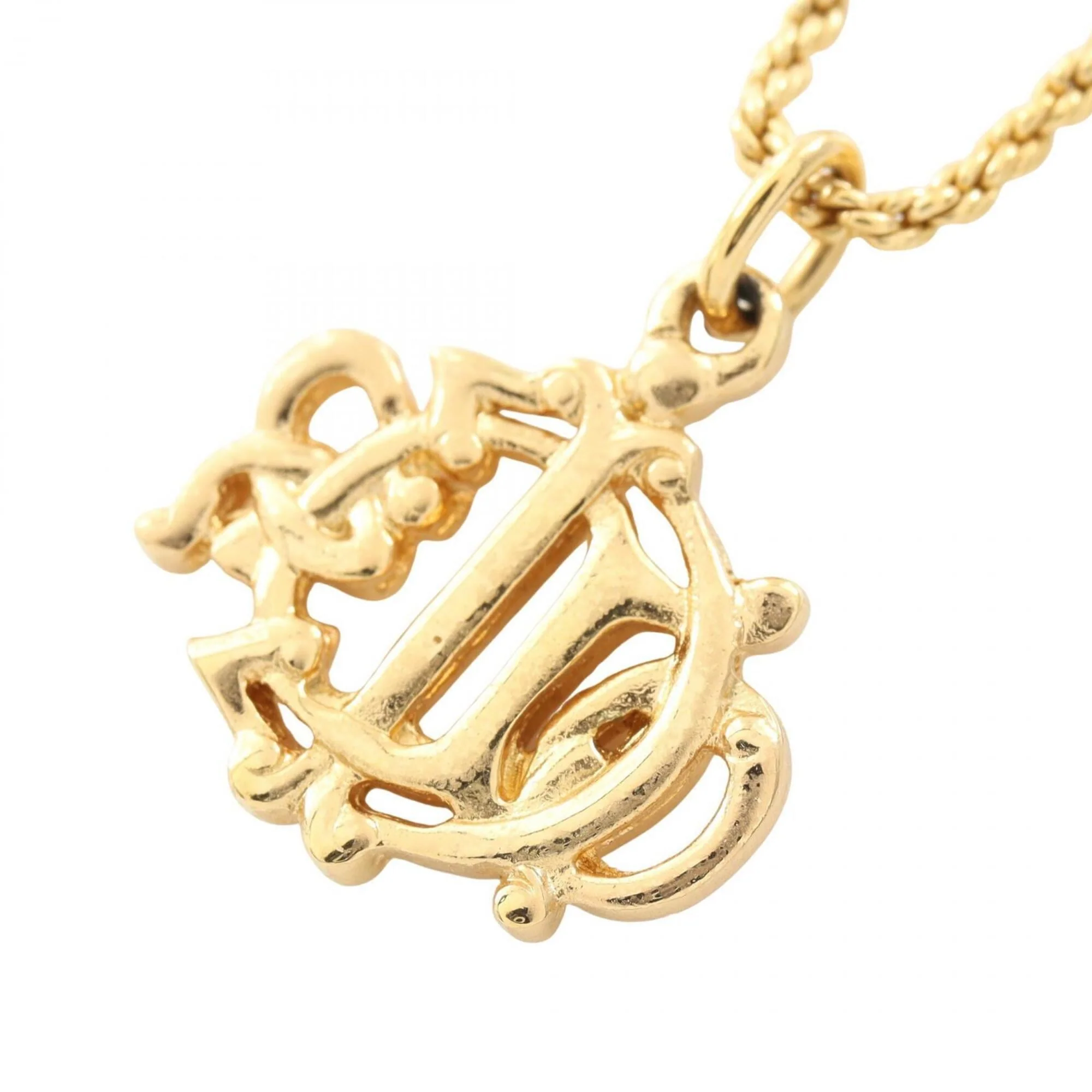 Emblem Pendant Necklace Gold - Image 2