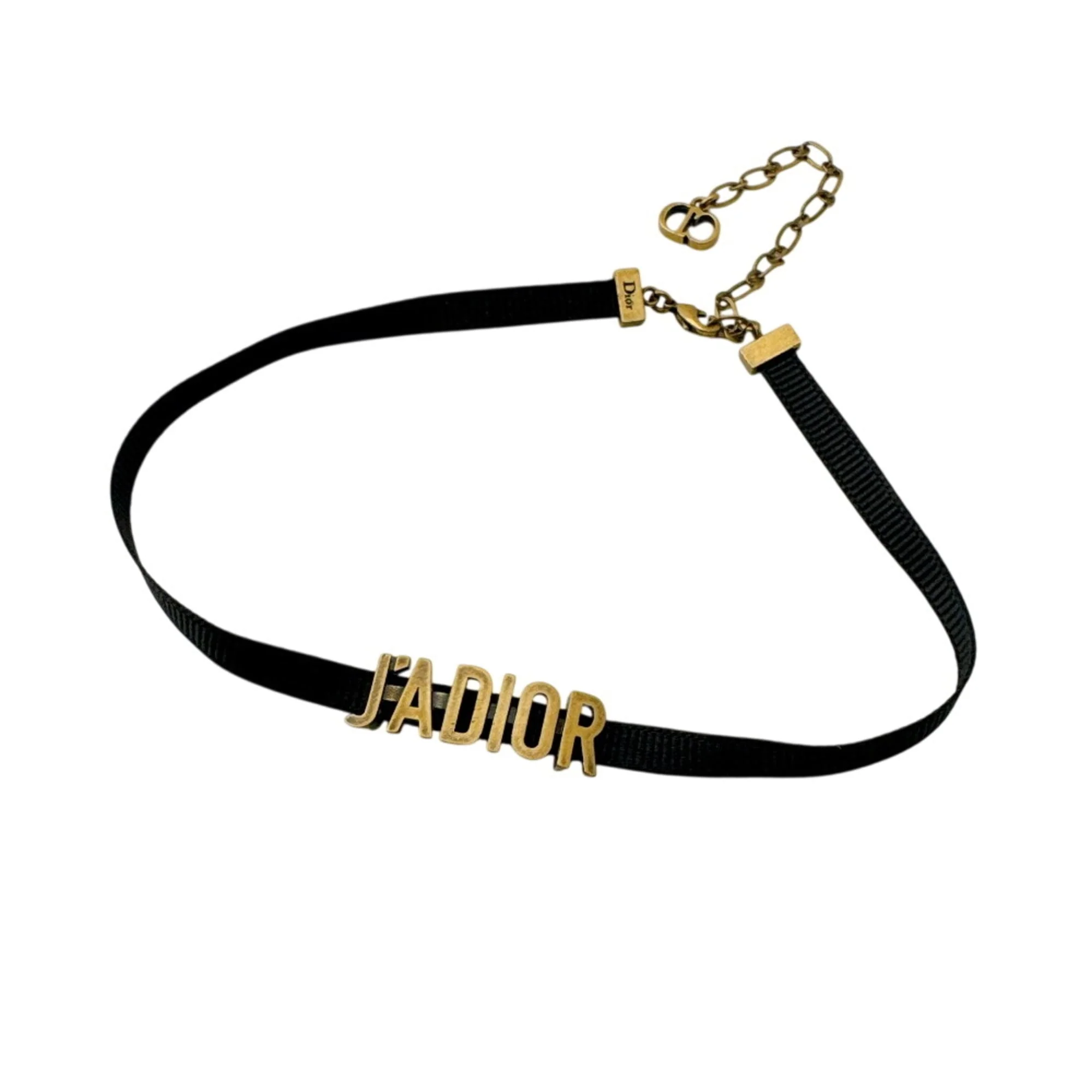 J'A Necklace Gold Black