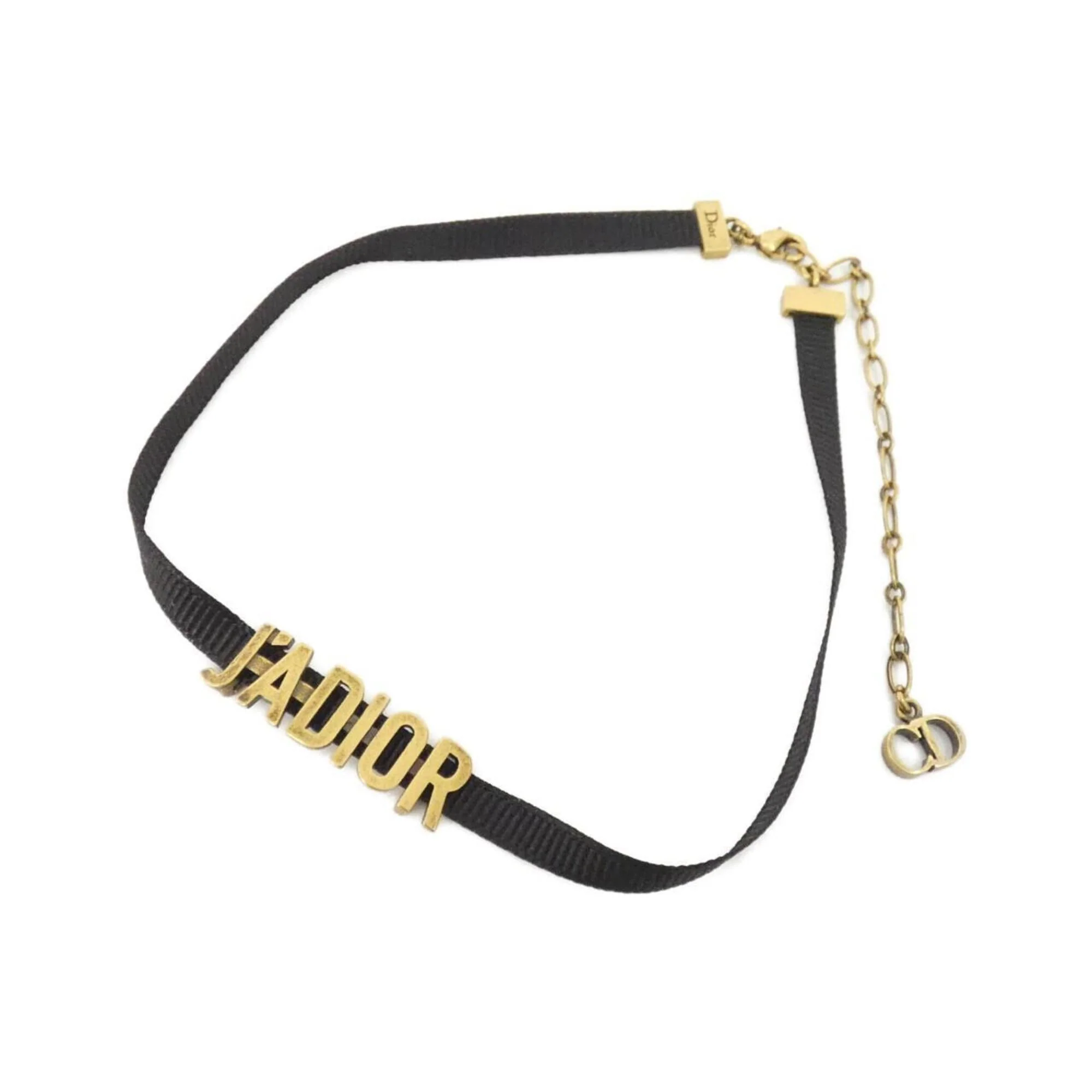 J'Adior Choker Necklace Black and Gold - Image 2