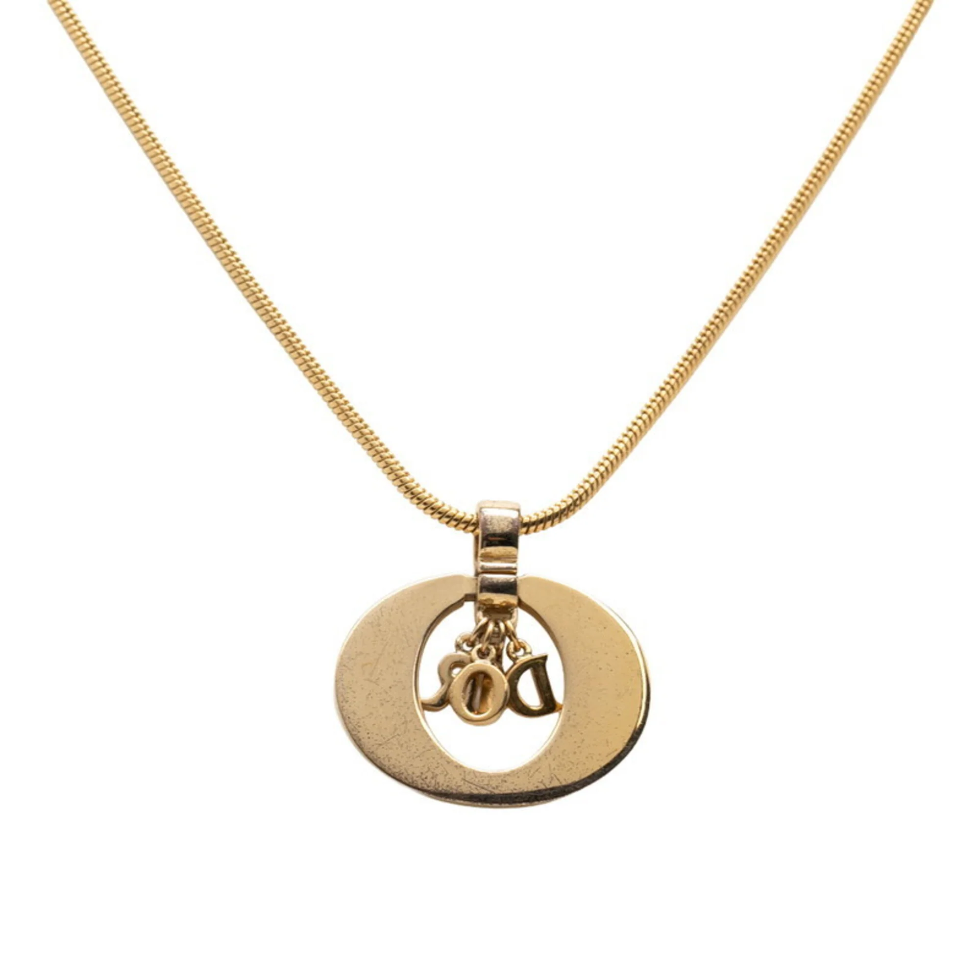 Logo Pendant Necklace Metal - Image 2
