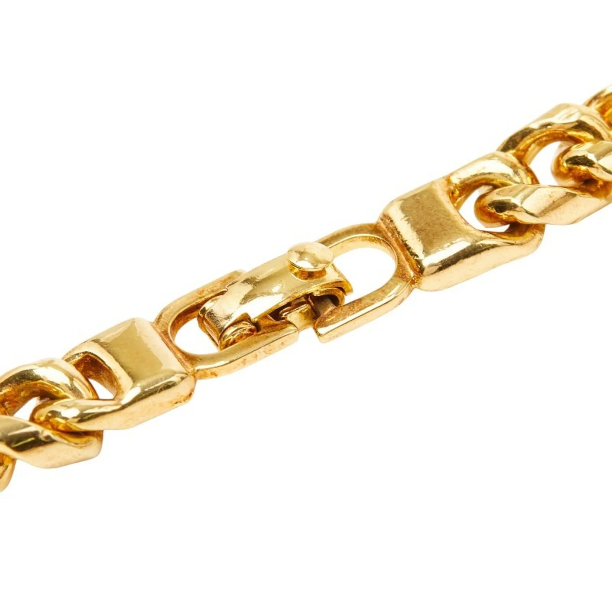 Long Chain Pendant Necklace Gold - Image 5