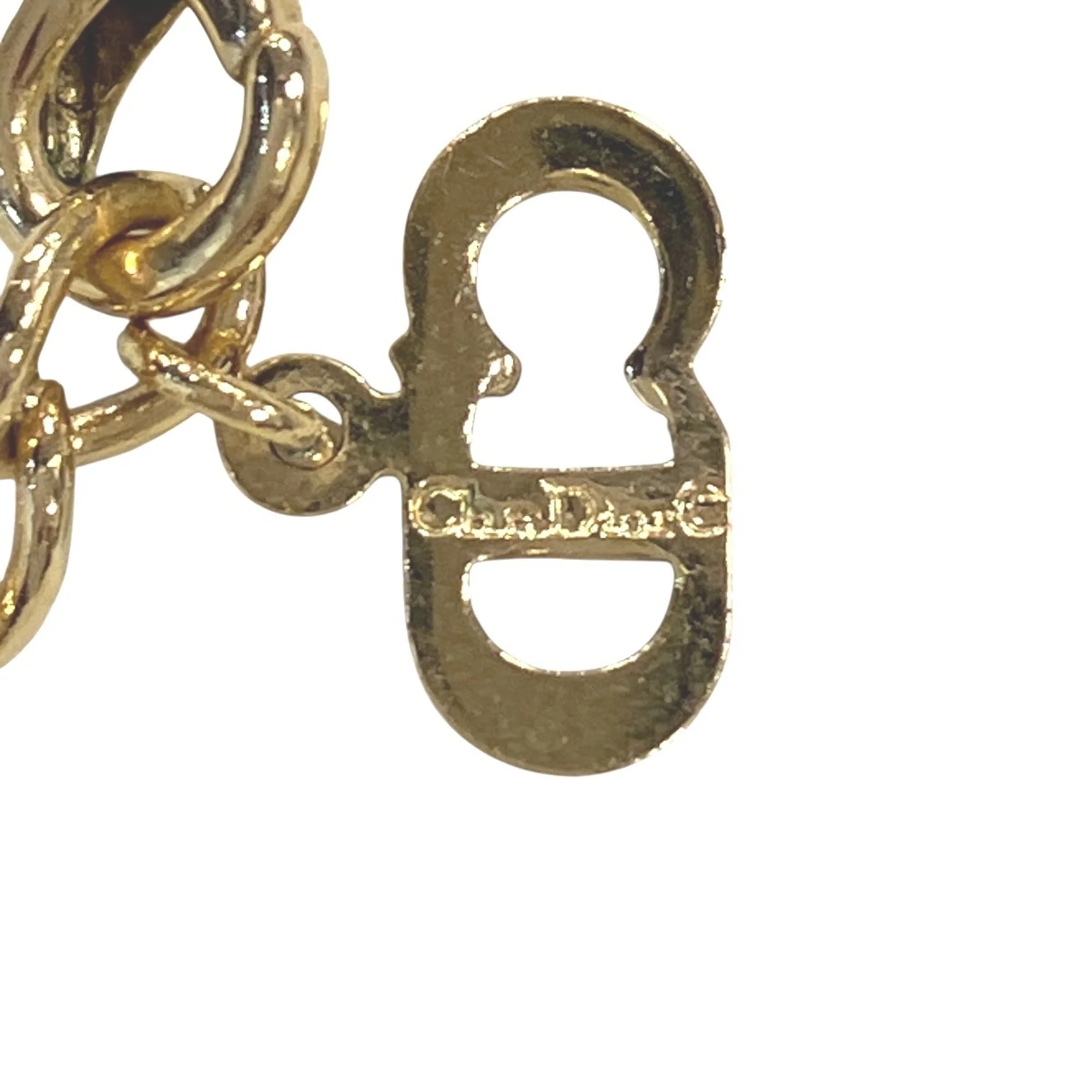 Pendant Necklace Gold Alloy with Rhinestone - Image 5