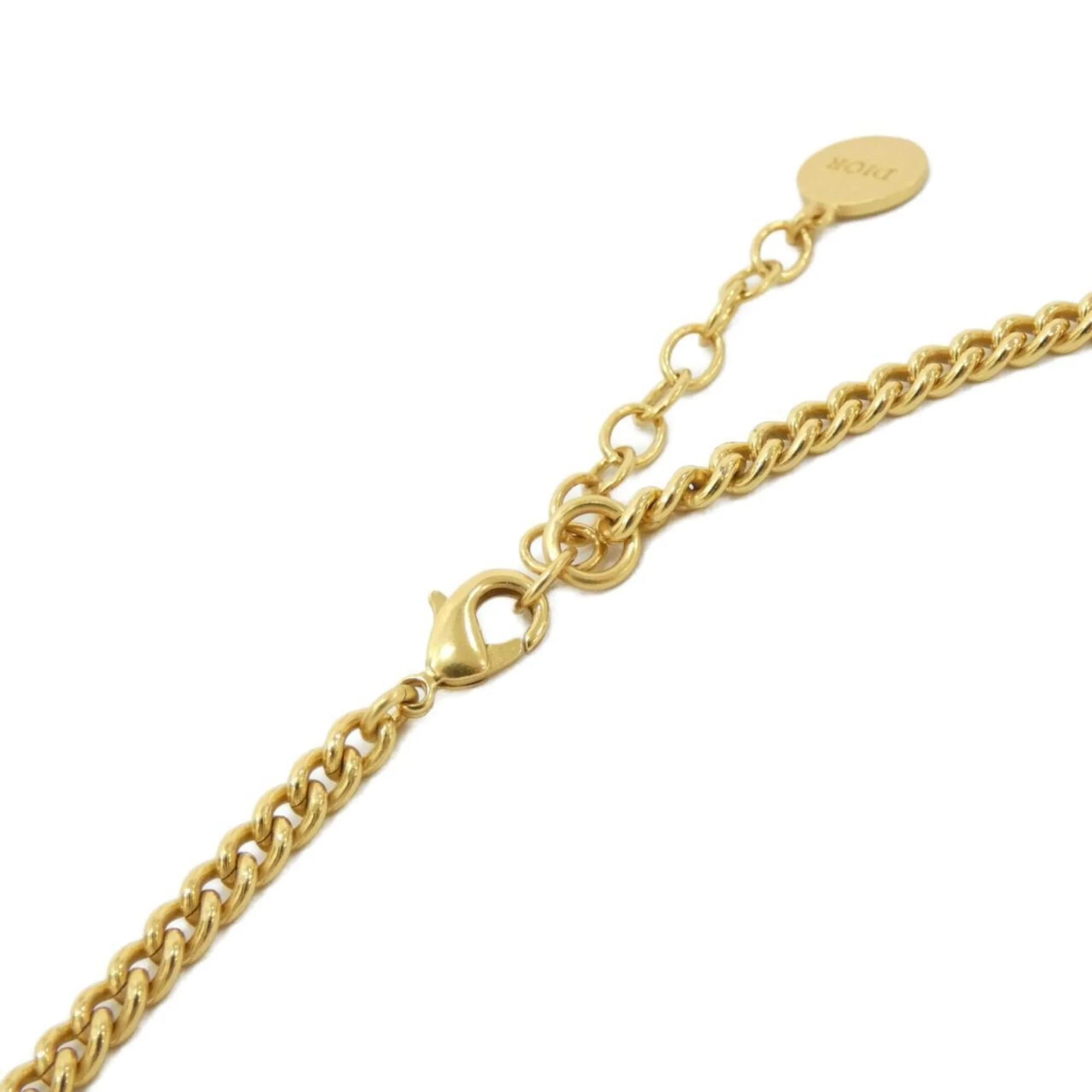 Pendant Necklace Gold Pink - Image 4