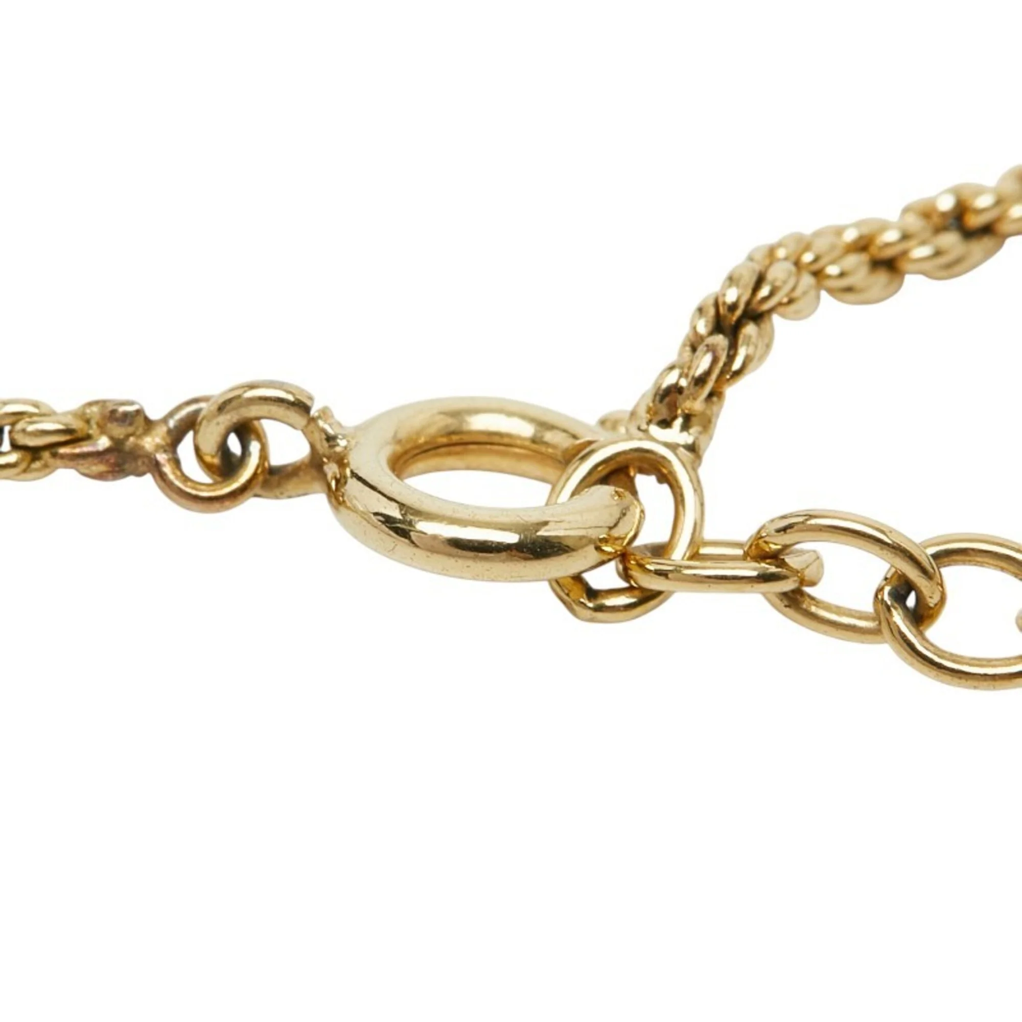Pendant Necklace Gold Plated and Rhinestone - Image 5