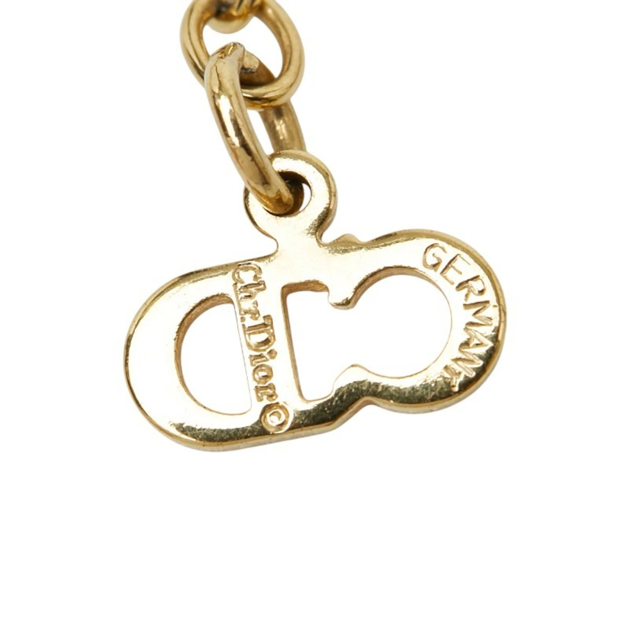 Pendant Necklace Gold Plated and Rhinestone - Image 6