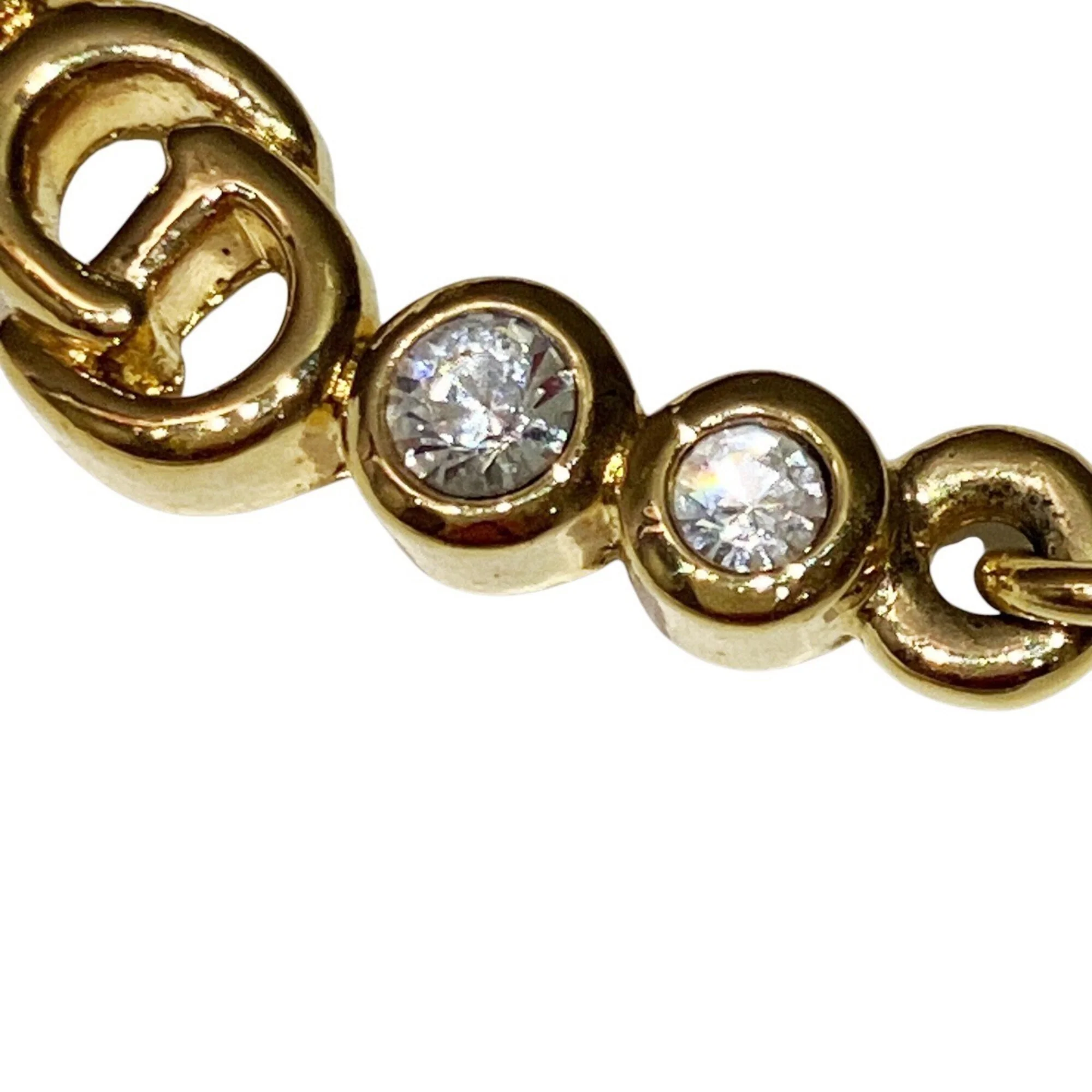 Pendant Necklace Gold with Rhinestone - Image 7