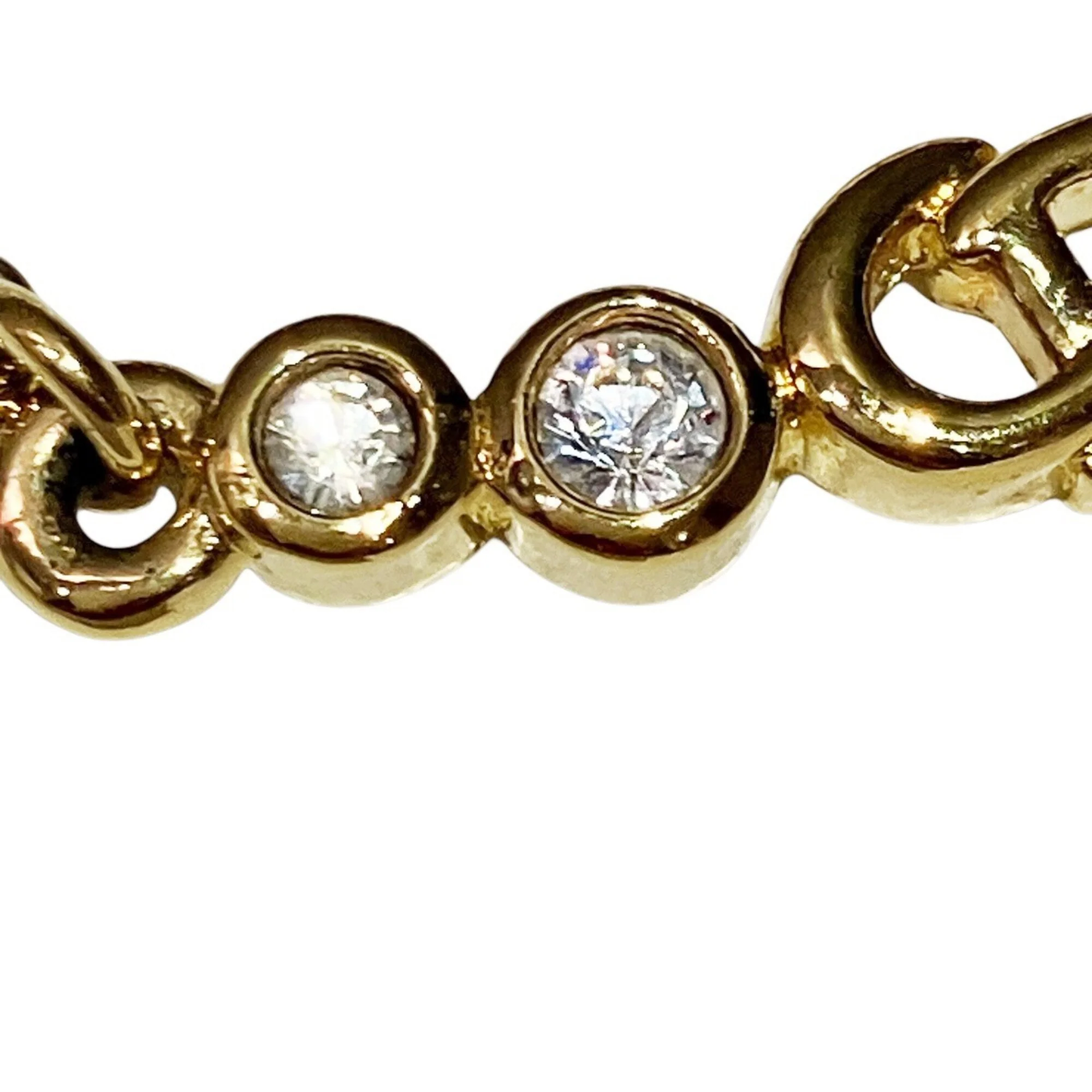 Pendant Necklace Gold with Rhinestone - Image 8
