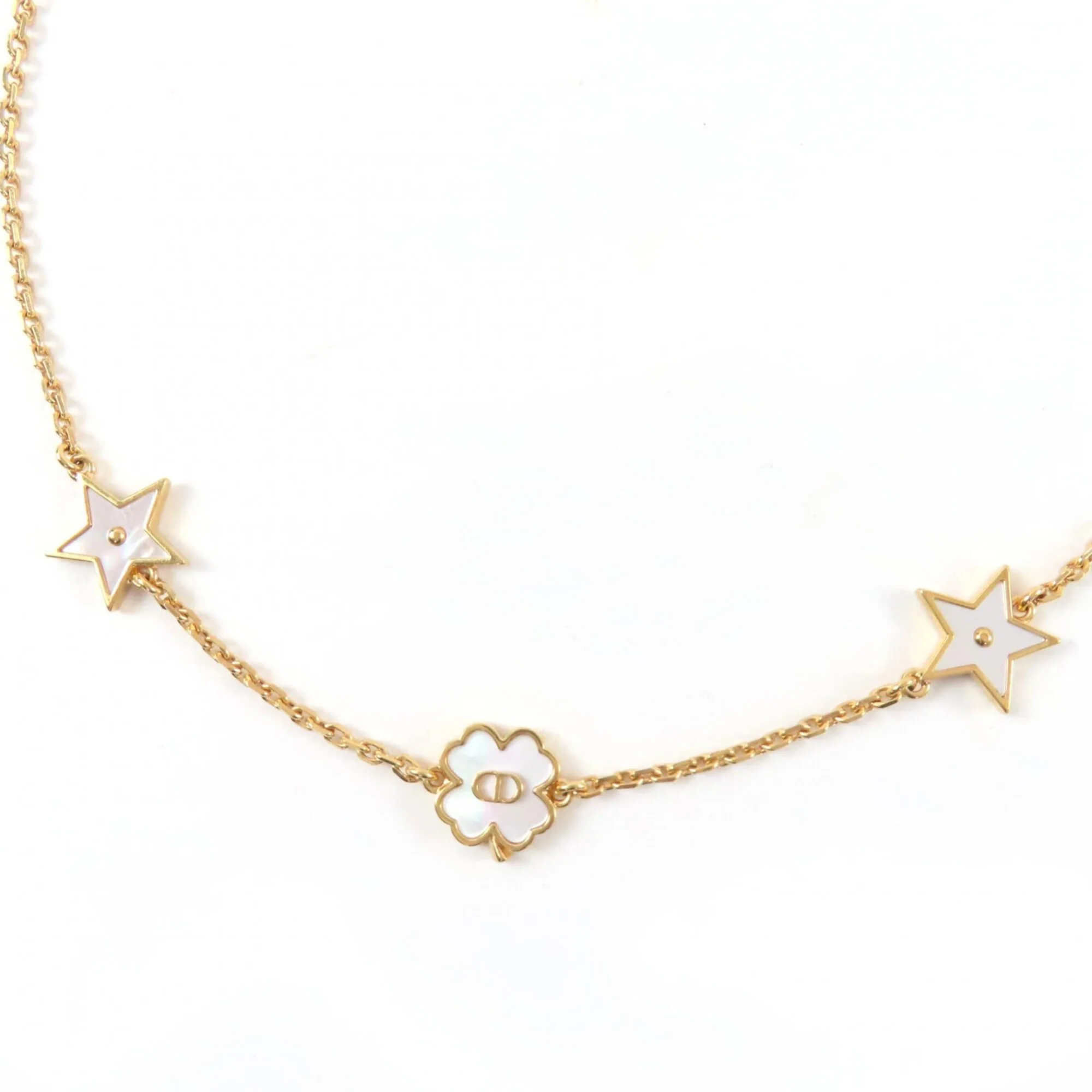 Pendant Necklace Mother Of Pearl Gold