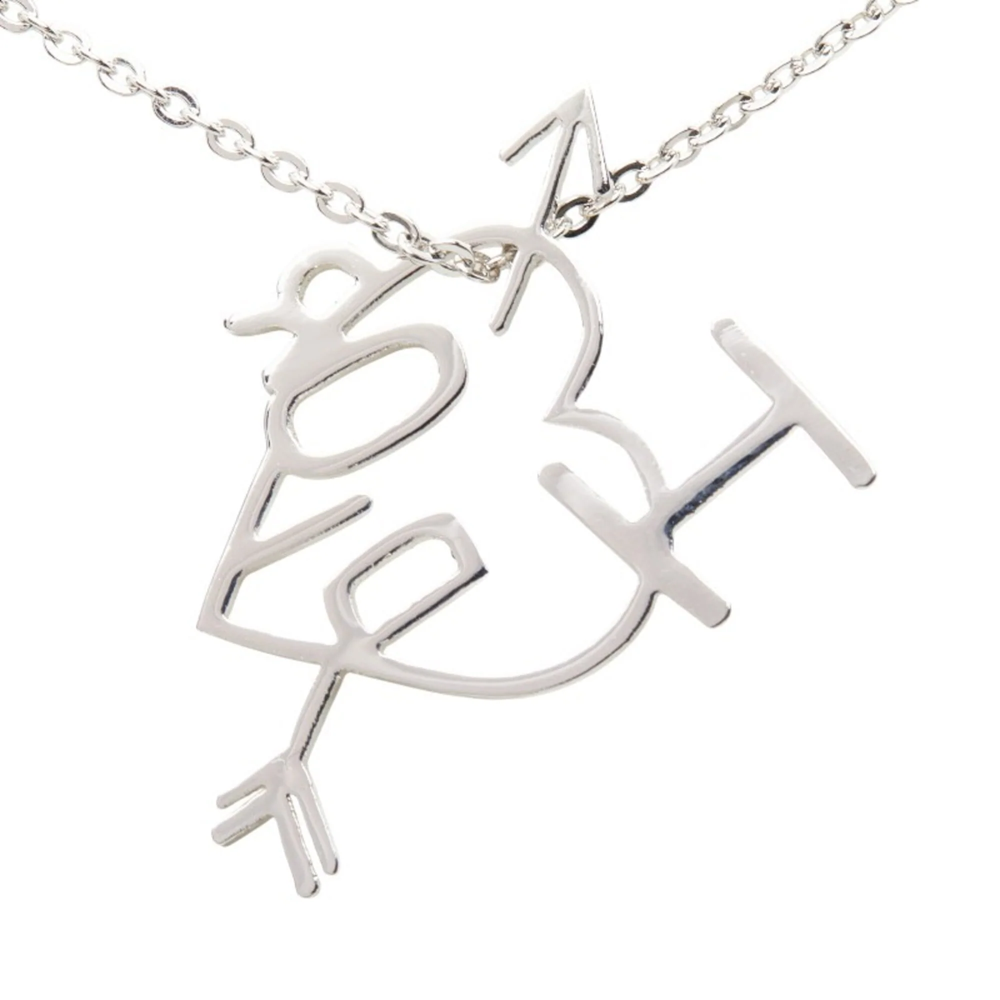 Pendant Necklace Silver Metal - Image 2