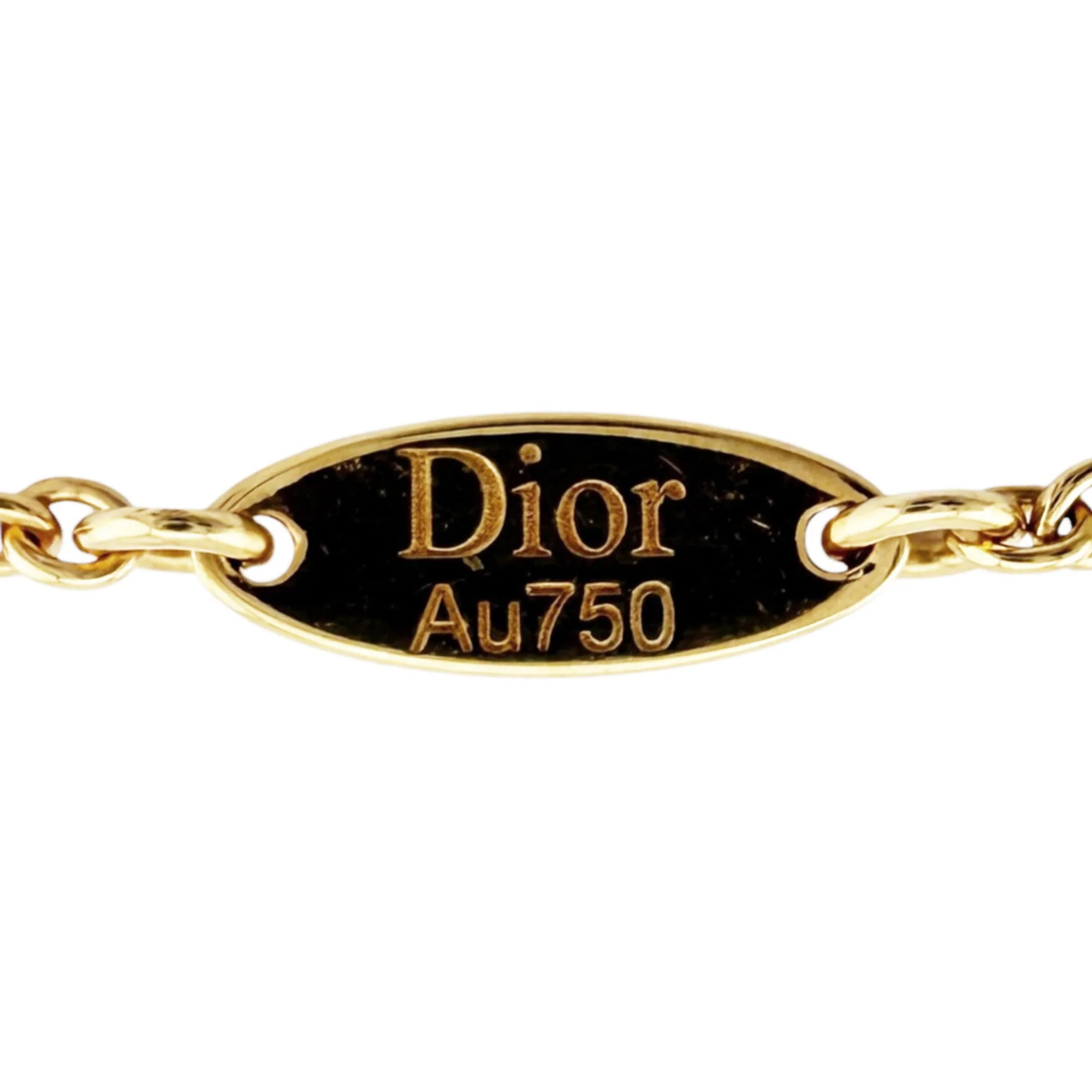 Rose Devan Coeur Pendant Necklace Ceramic and 18K Yellow Gold with Diamond - Image 7