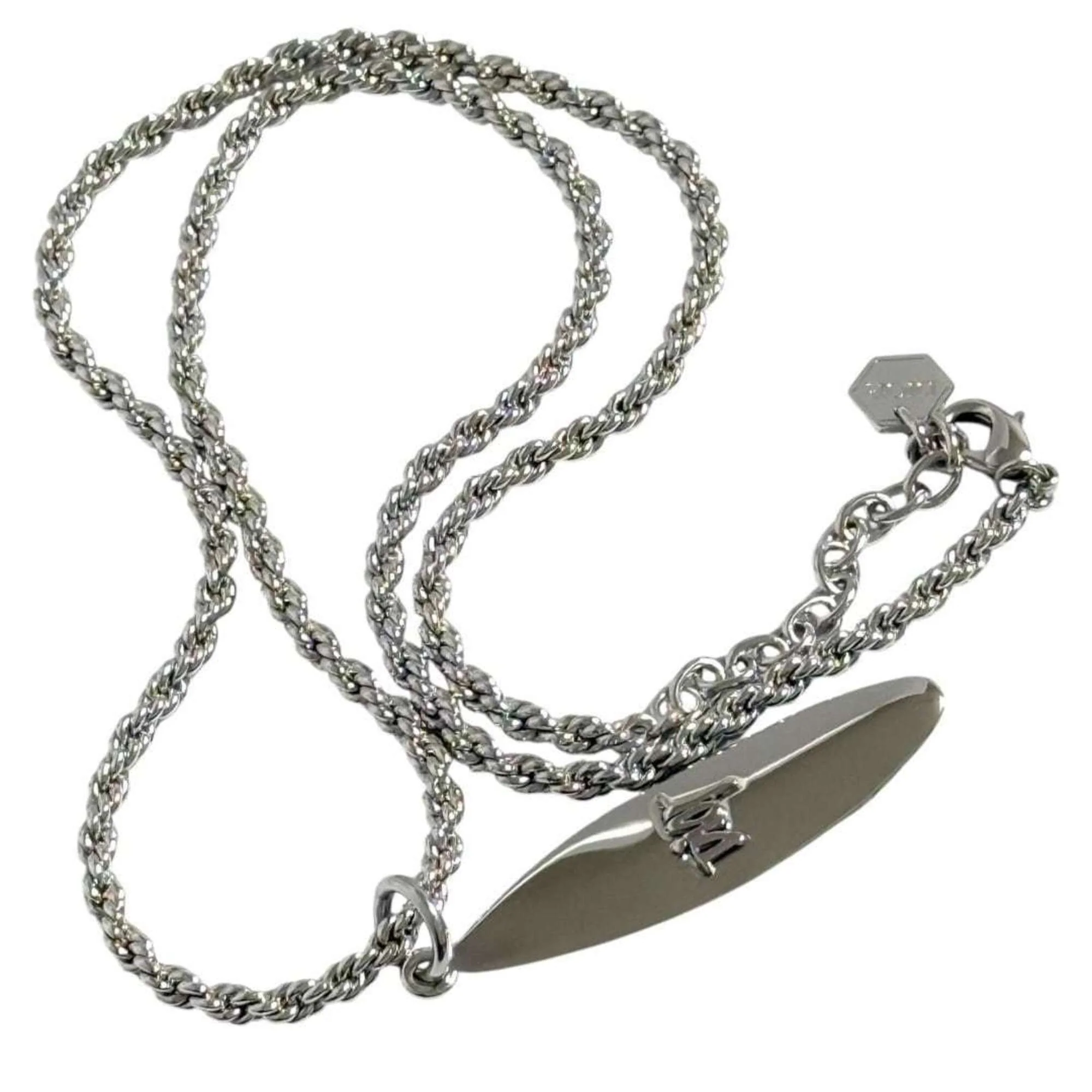 Surfboard Pendant Necklace Metal - Image 4