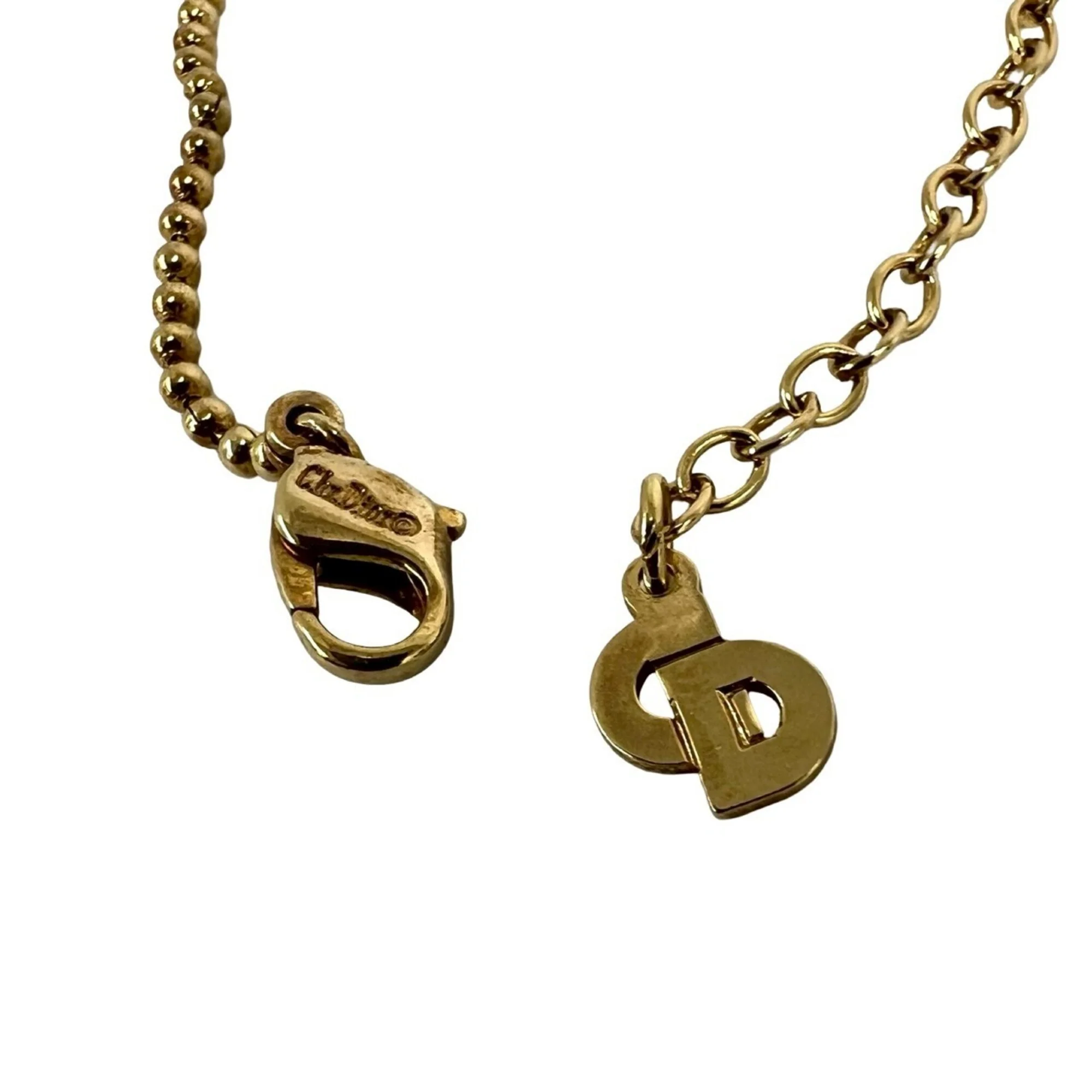 Vintage Coin Motif Pendant Necklace Gold - Image 5