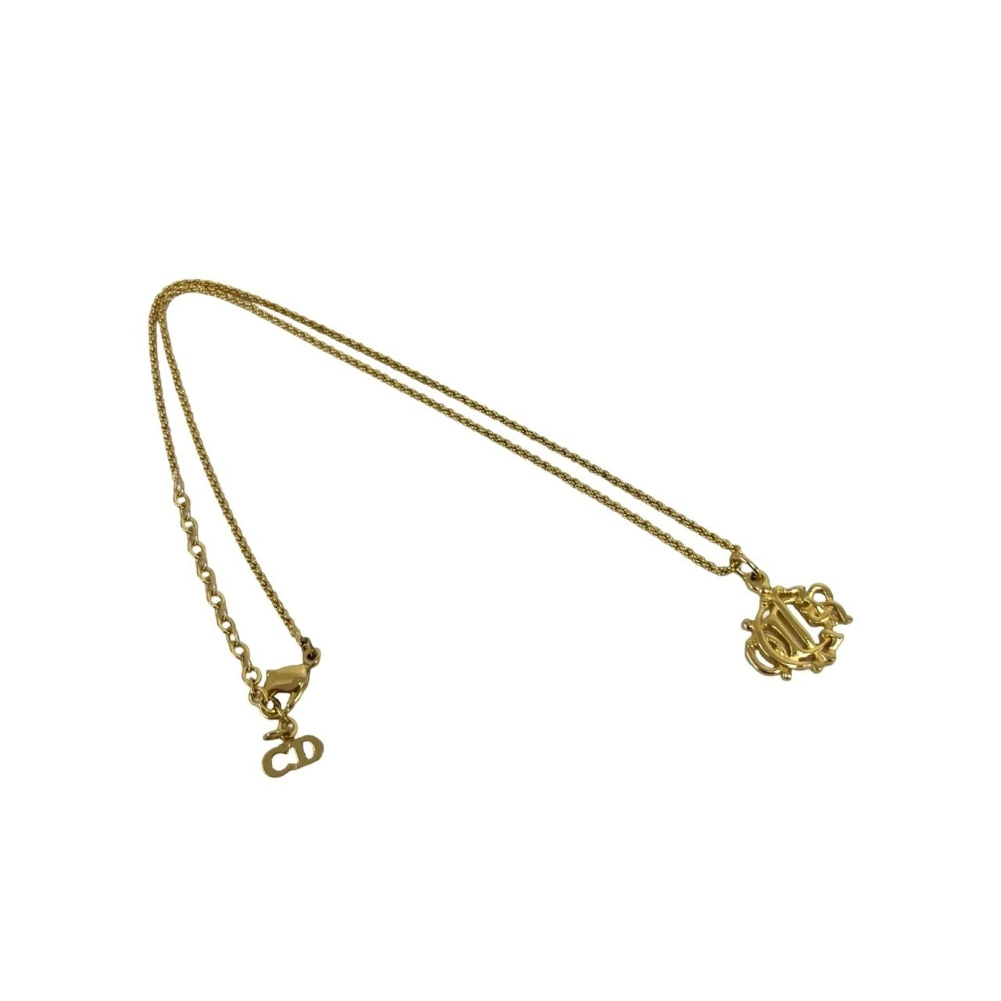 Vintage Pendant Necklace Gold