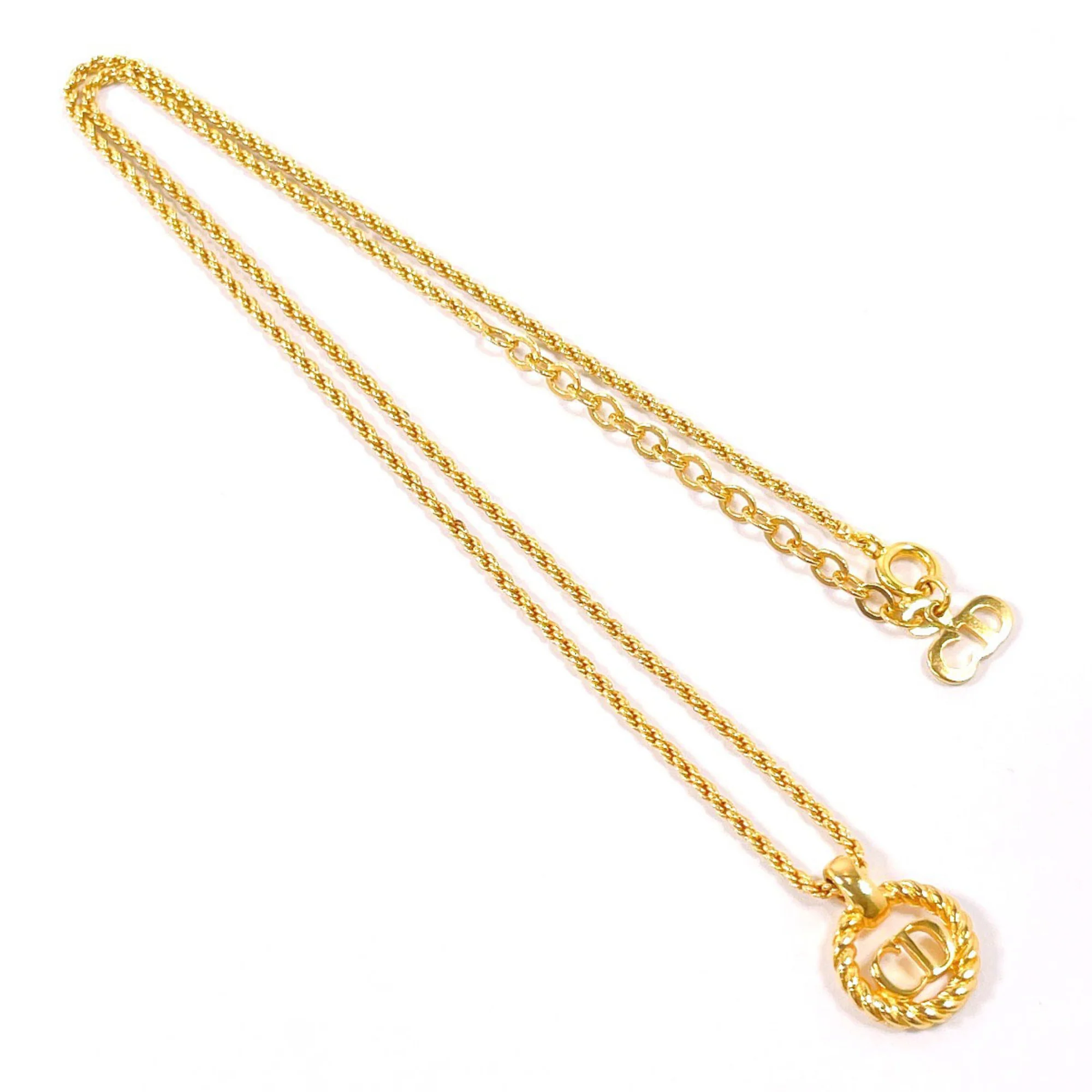 Vintage Pendant Necklace Gold - Image 3