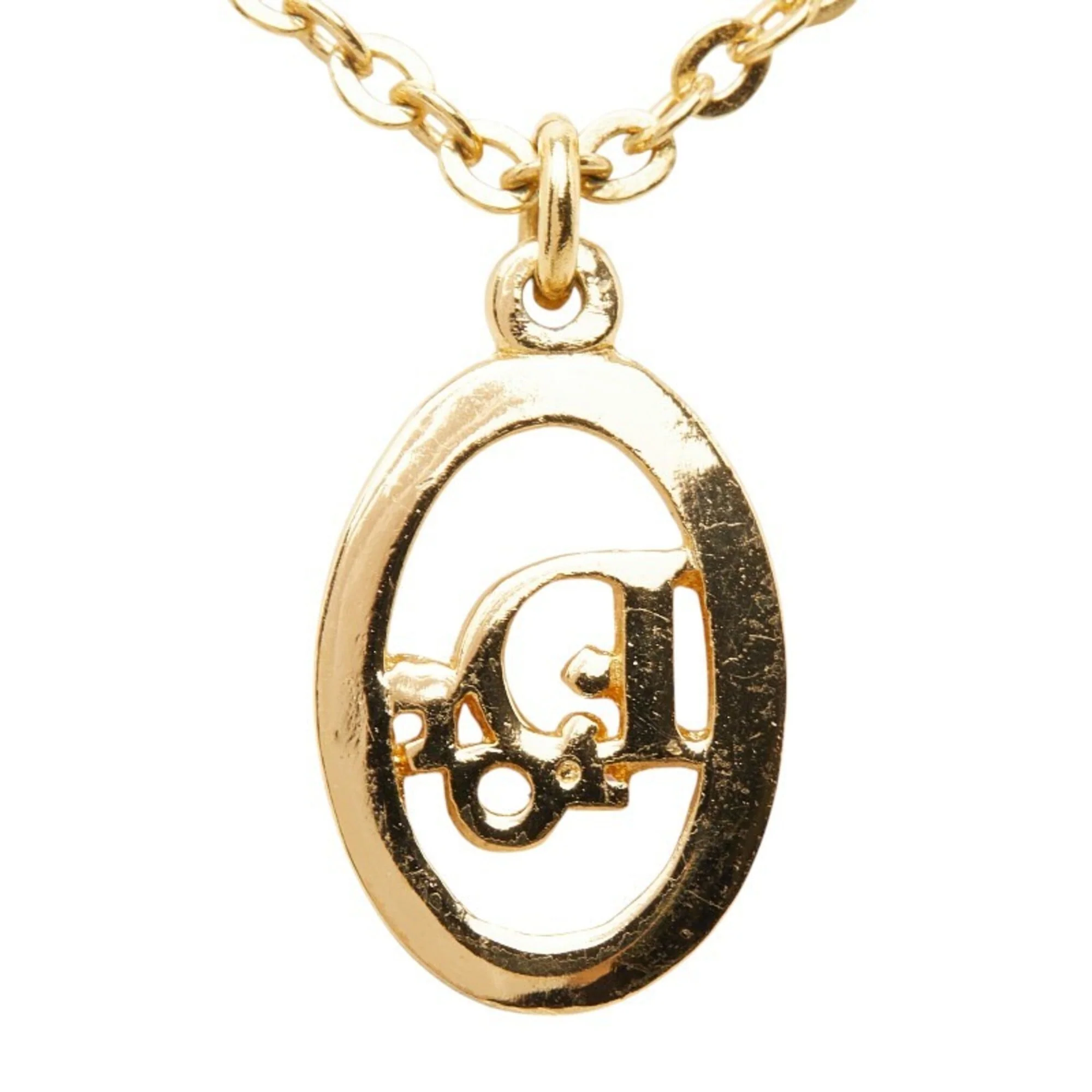 Vintage Pendant Necklace Gold Plated - Image 3
