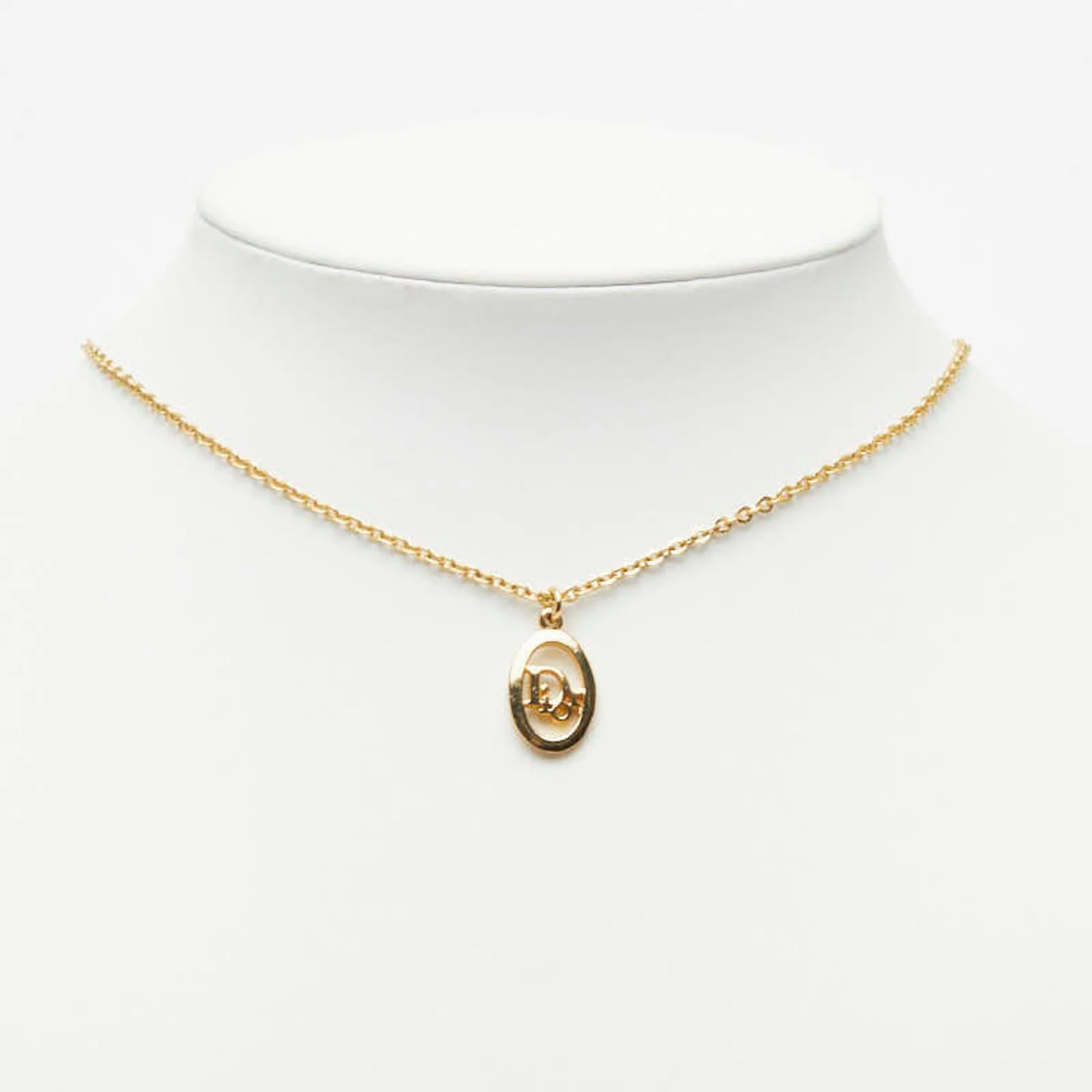 Vintage Pendant Necklace Gold Plated - Image 5