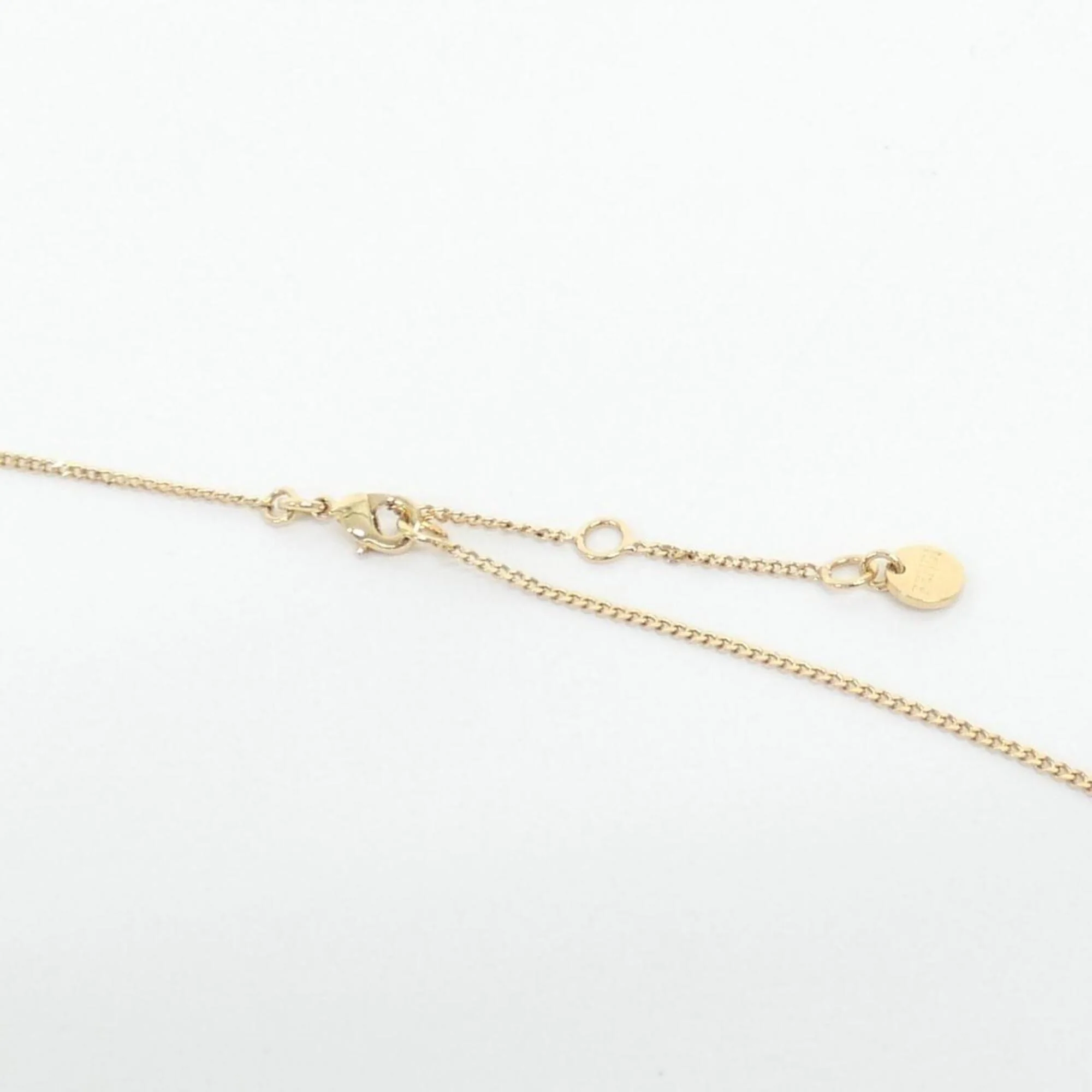 Pendant Necklace Gold and Clear - Image 5