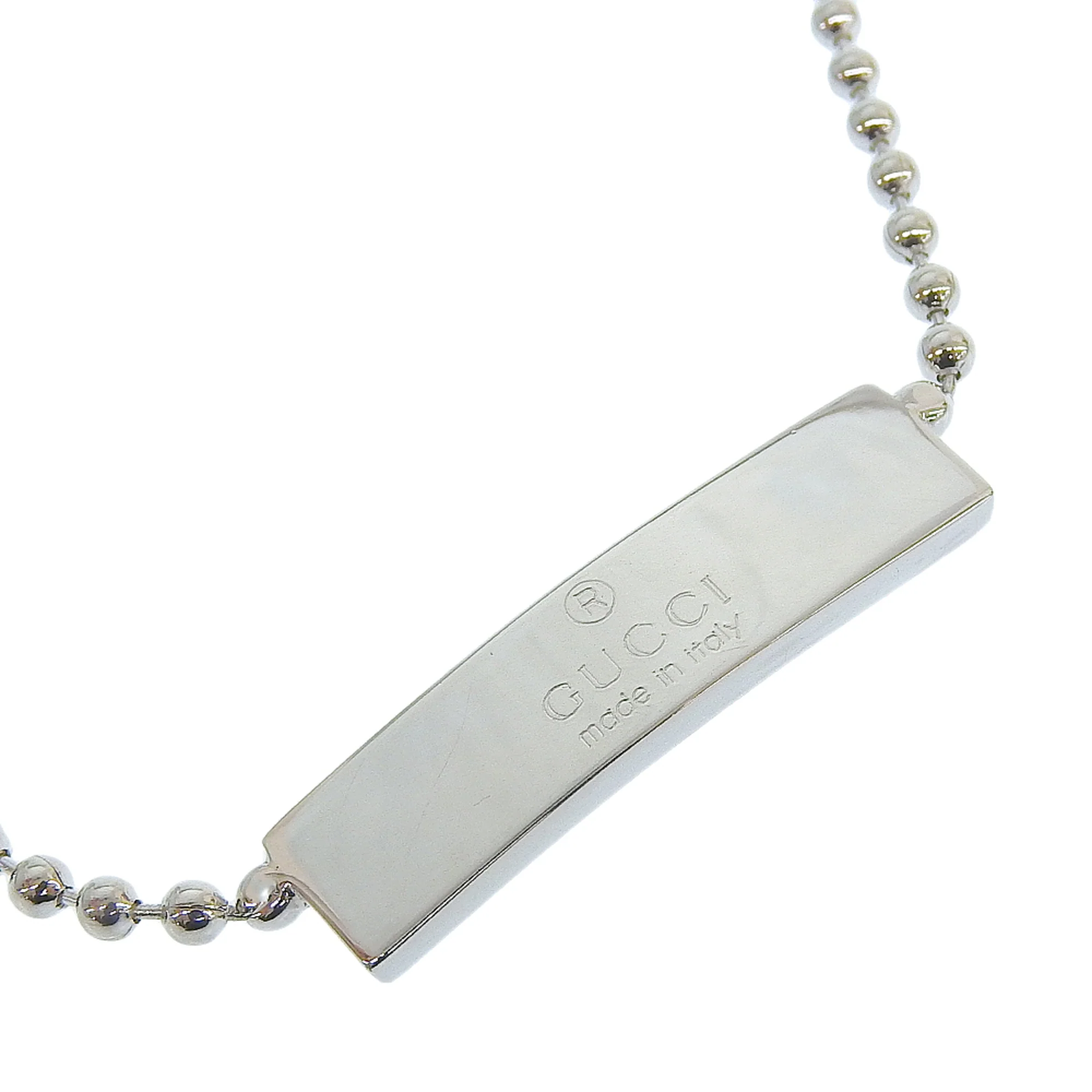 Ball Chain Pendant Necklace Sterling Silver