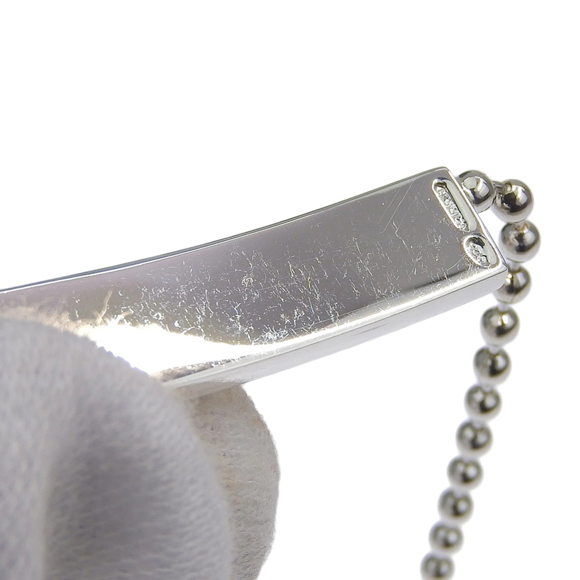 Ball Chain Pendant Necklace Sterling Silver - Image 6