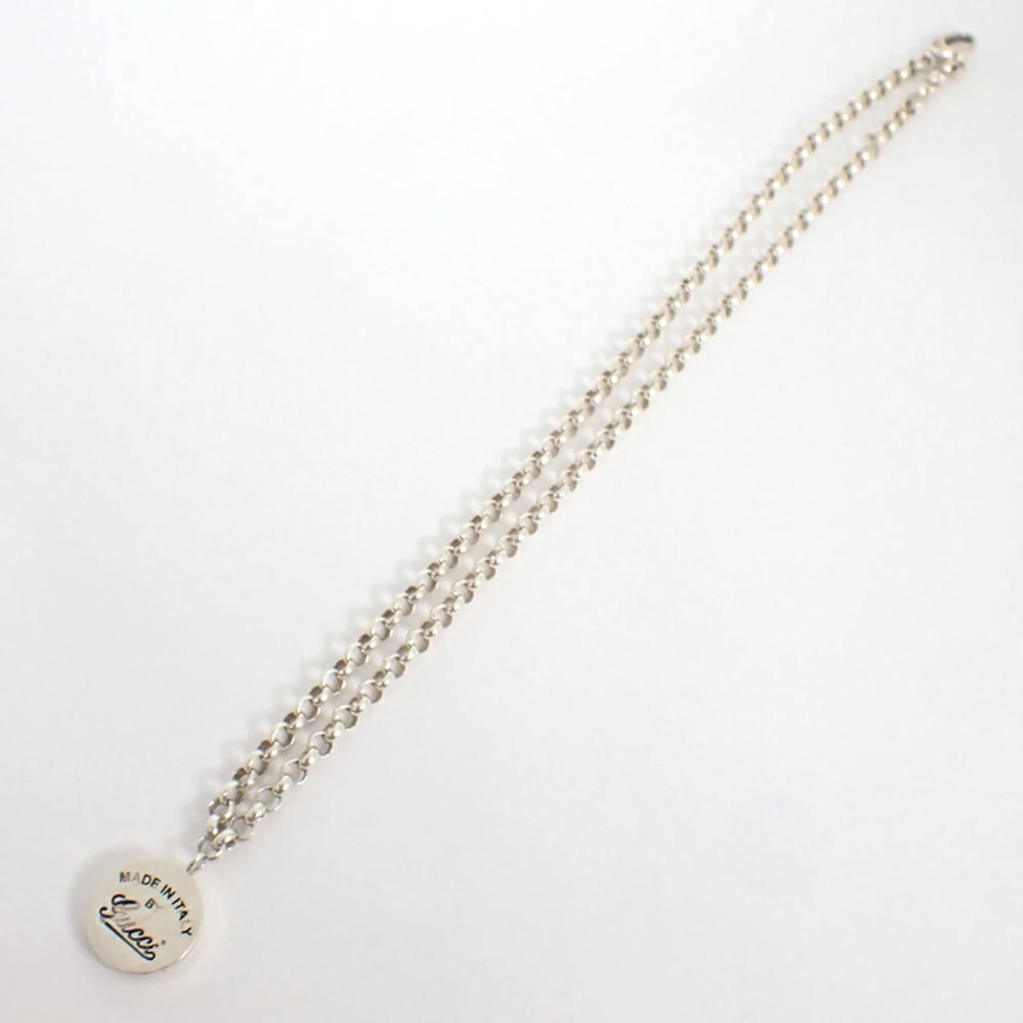 Circle Pendant Necklace Sterling Silver - Image 5