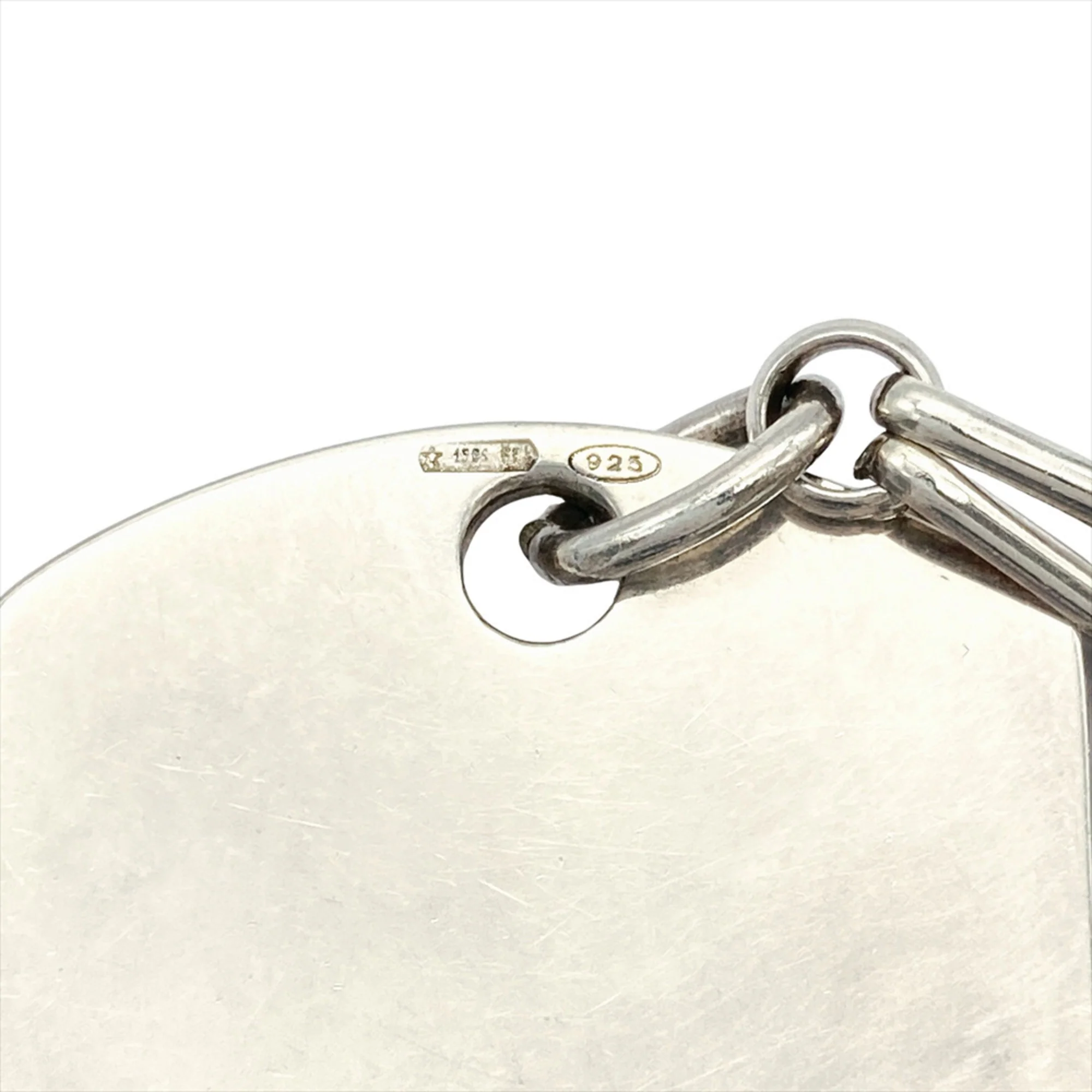 Dog Tag Pendant Necklace Sterling Silver - Image 4