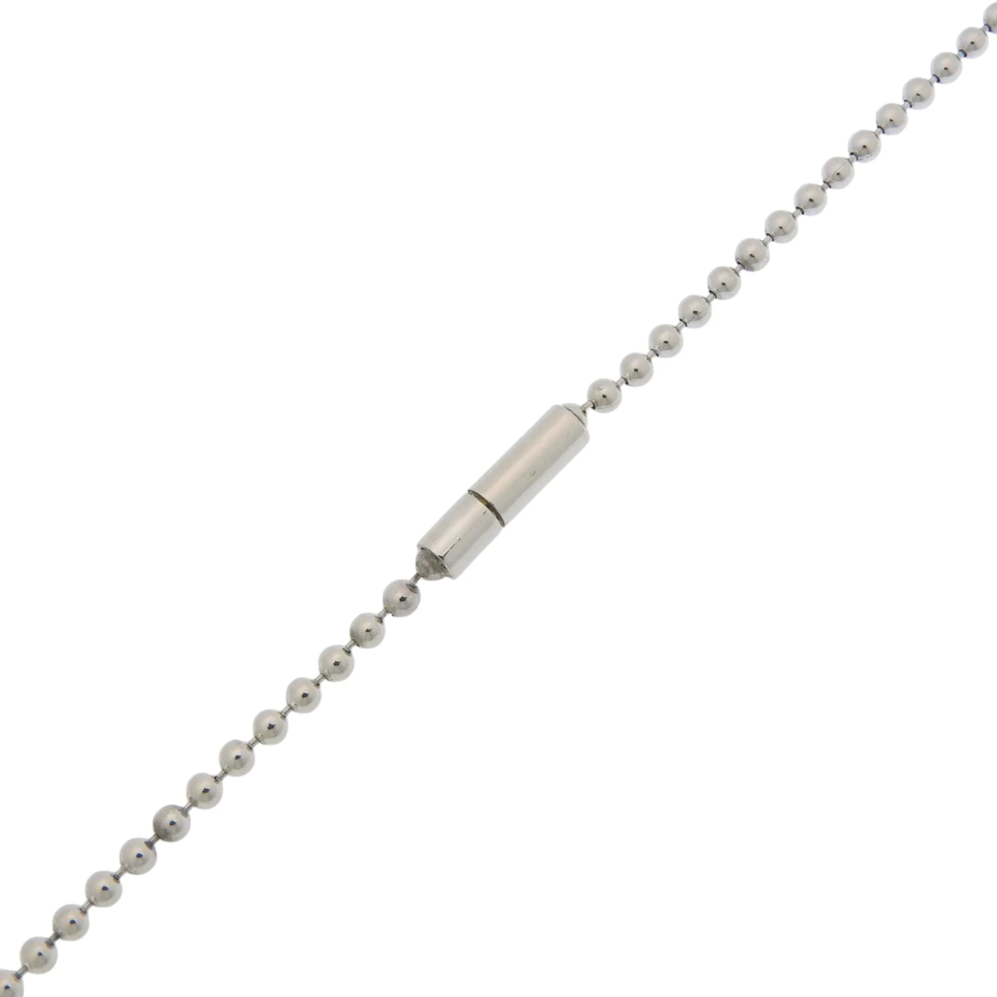 Dog Tag Pendant Necklace Sterling Silver - Image 5