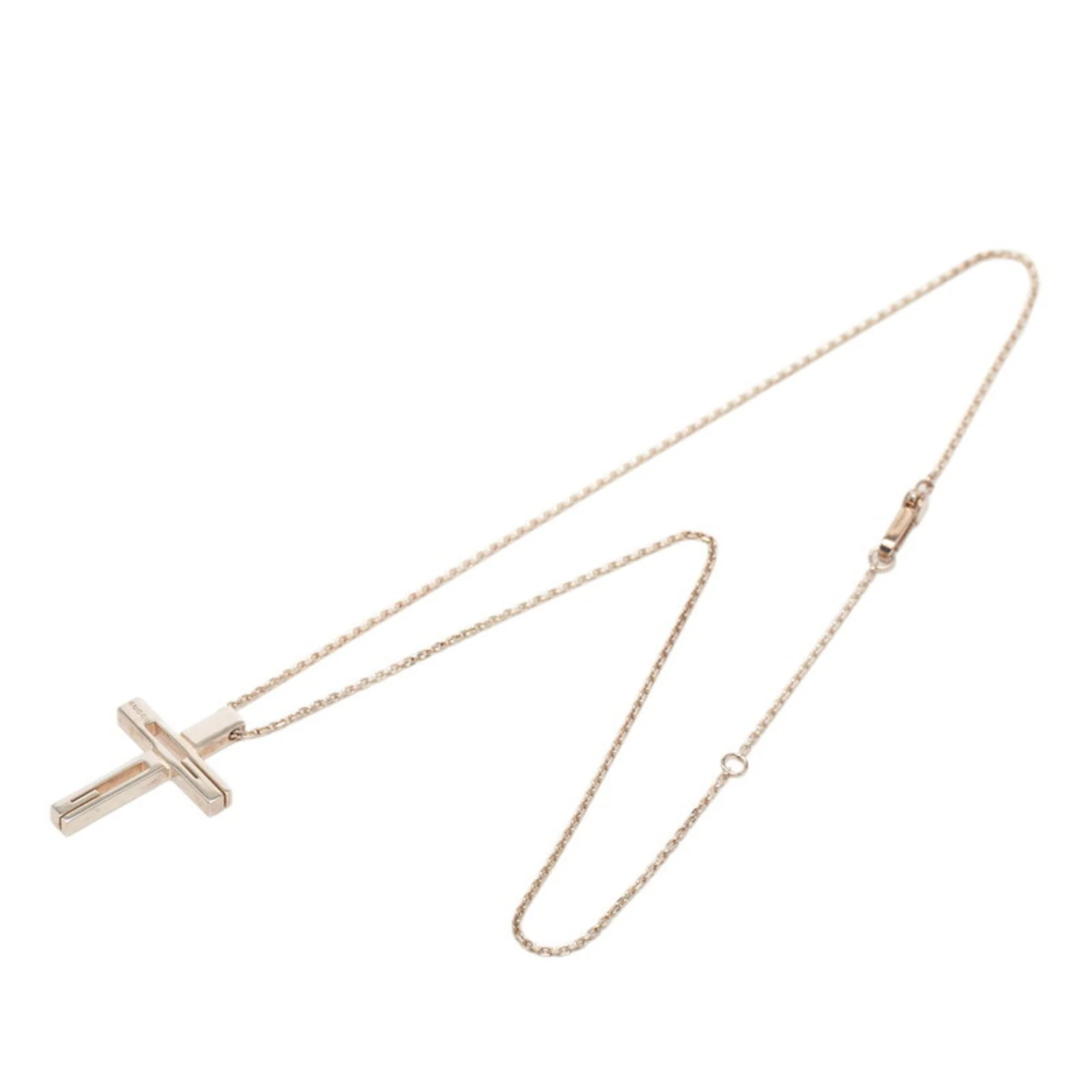 G- Cross Pendant Necklace Sterling Silver - Image 3