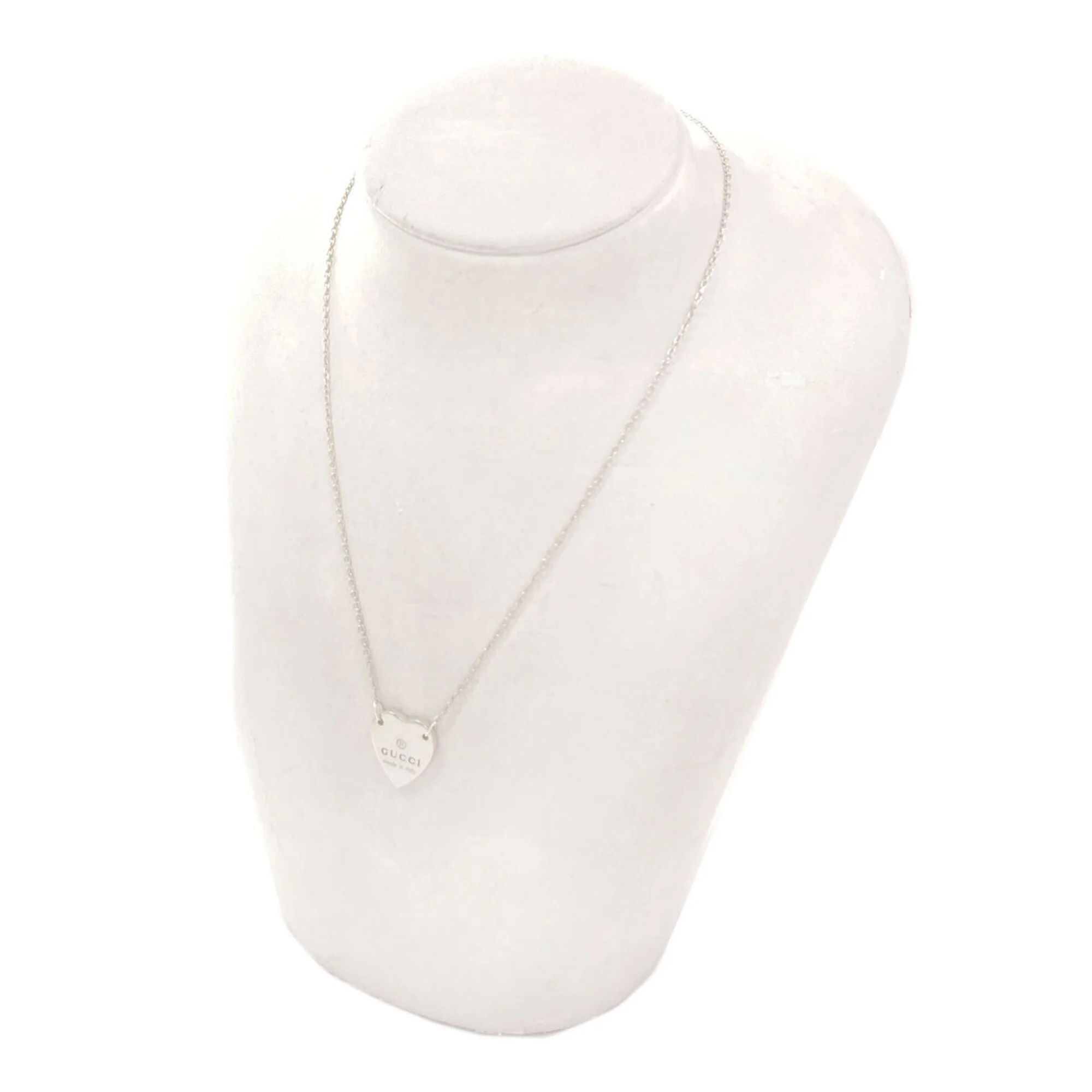Heart Pendant Necklace Sterling Silver - Image 4