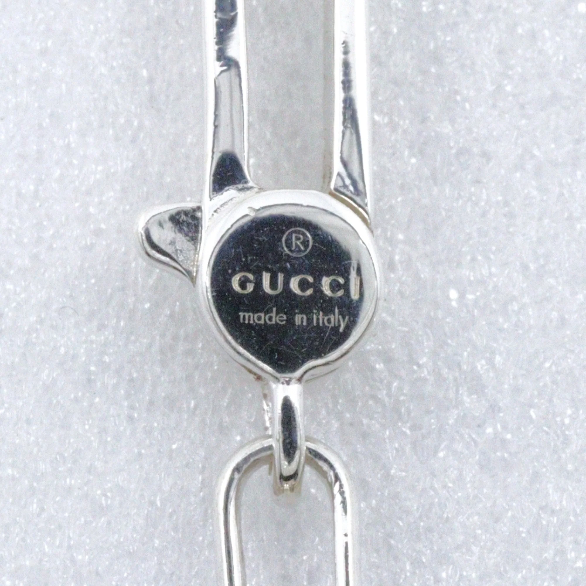 Interlocking G Pendant Necklace Sterling Silver - Image 7