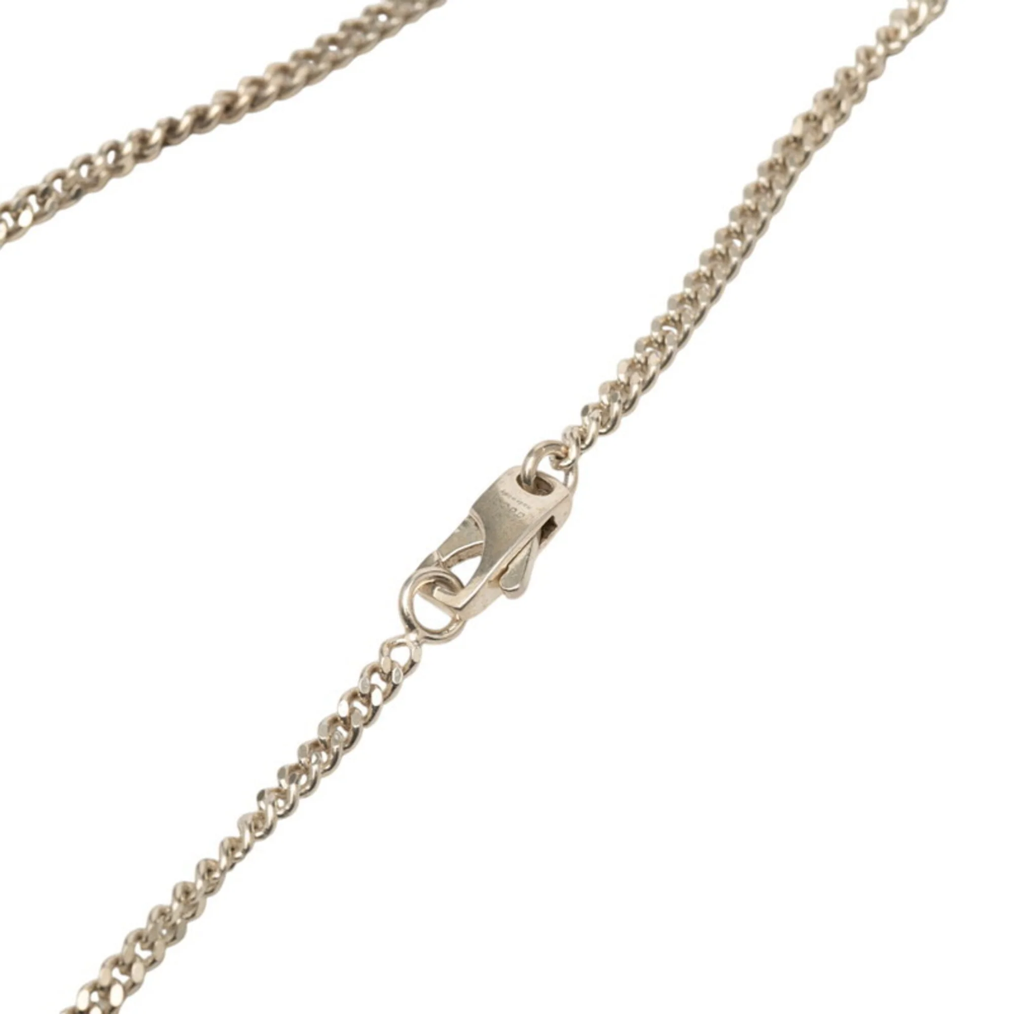 Interlocking G Pendant Necklace Sterling Silver - Image 4