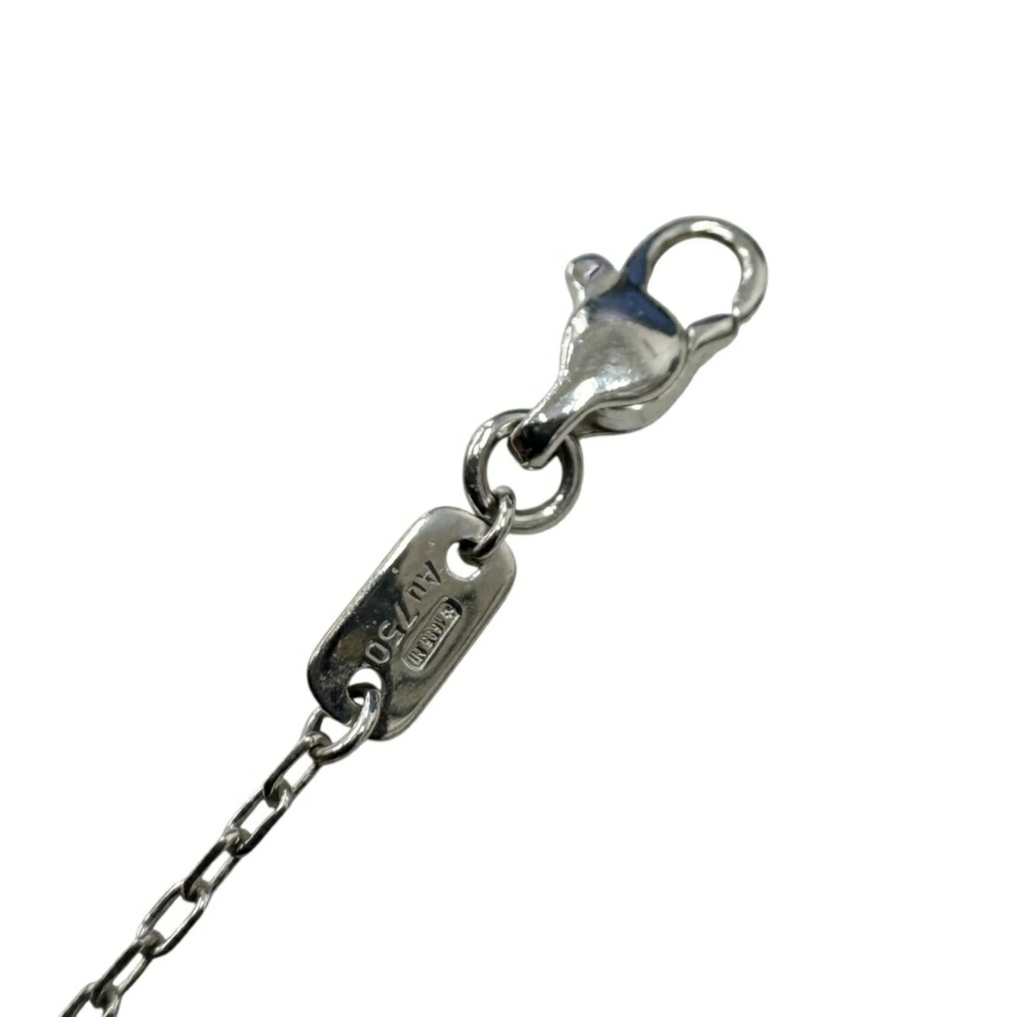 Interlocking Pendant Necklace 18K White Gold - Image 5