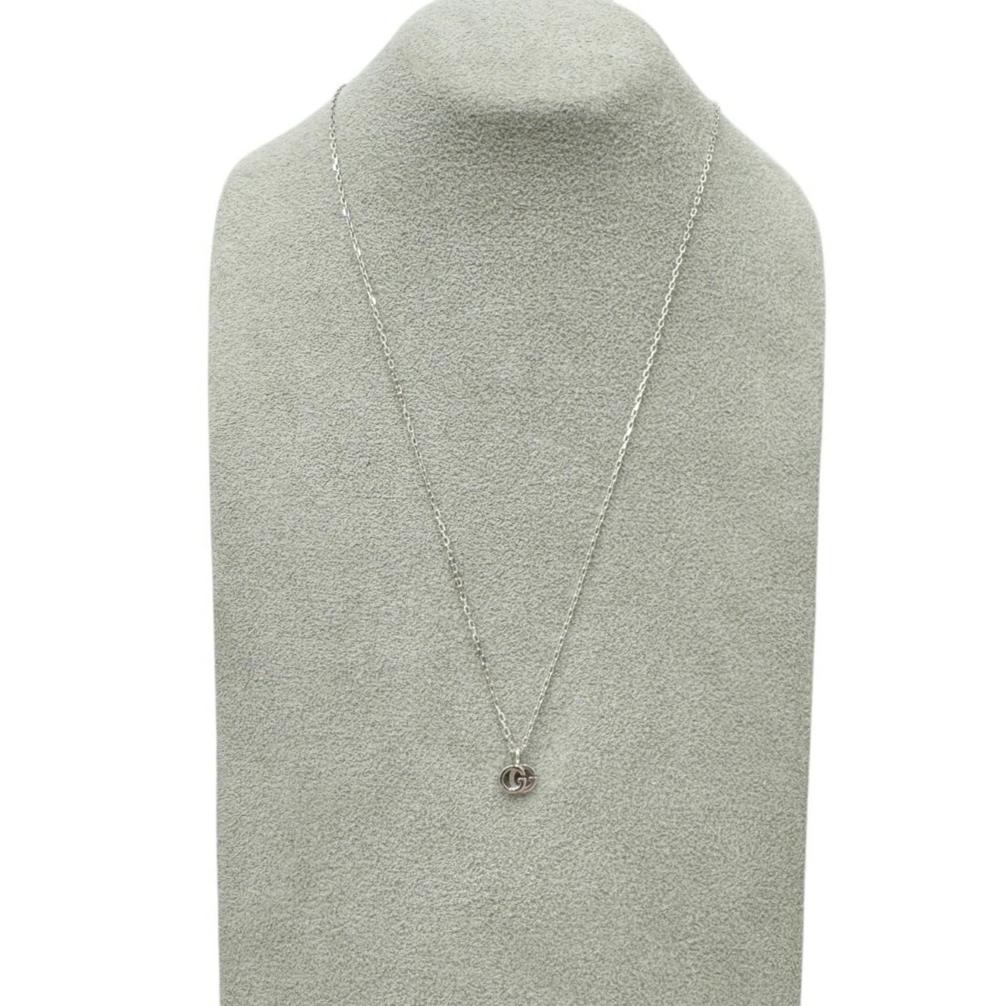 Interlocking Pendant Necklace 18K White Gold - Image 6