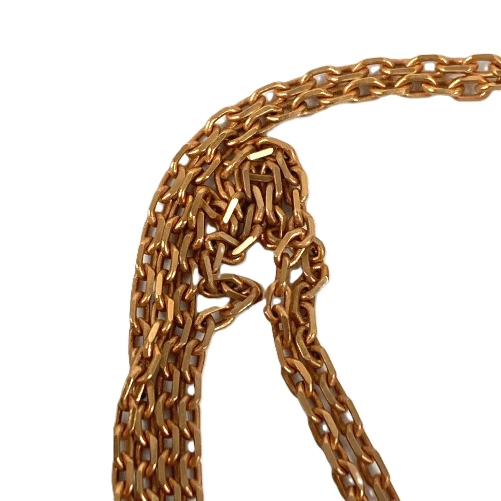 As de Coeur Pendant Necklace Leather and Metal Mini Black and Pink - Image 9