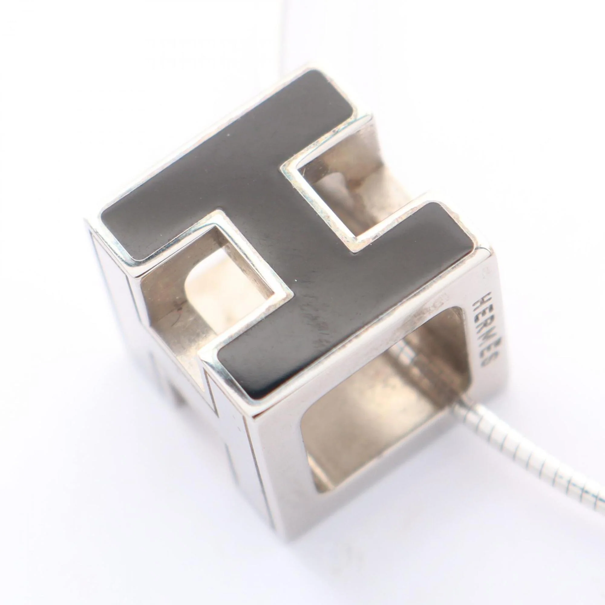 Cage d'H H-Cube Pendant Necklace Stainless Steel