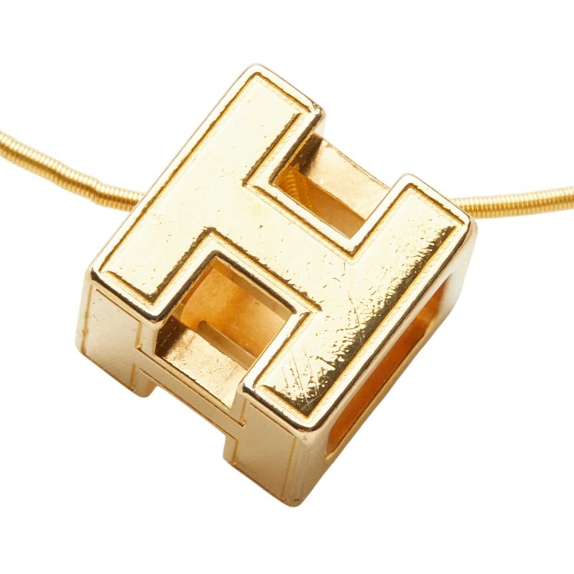 Cage d'H Pendant Necklace Gold - Image 2