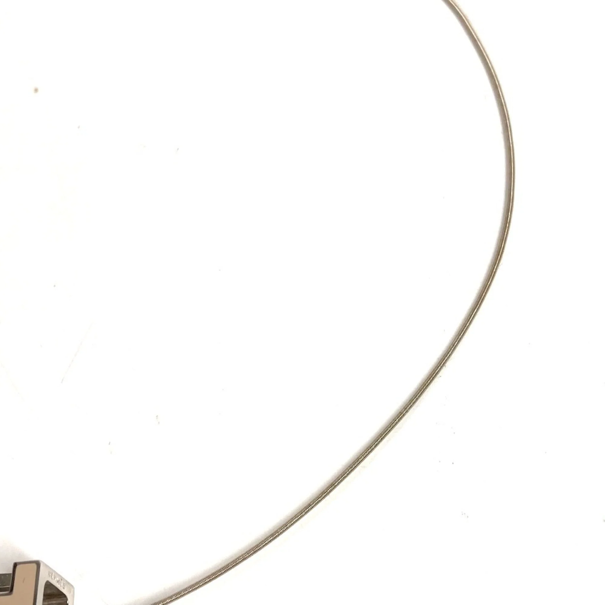 Cage d'H Pendant Necklace Metal Beige and Silver - Image 5