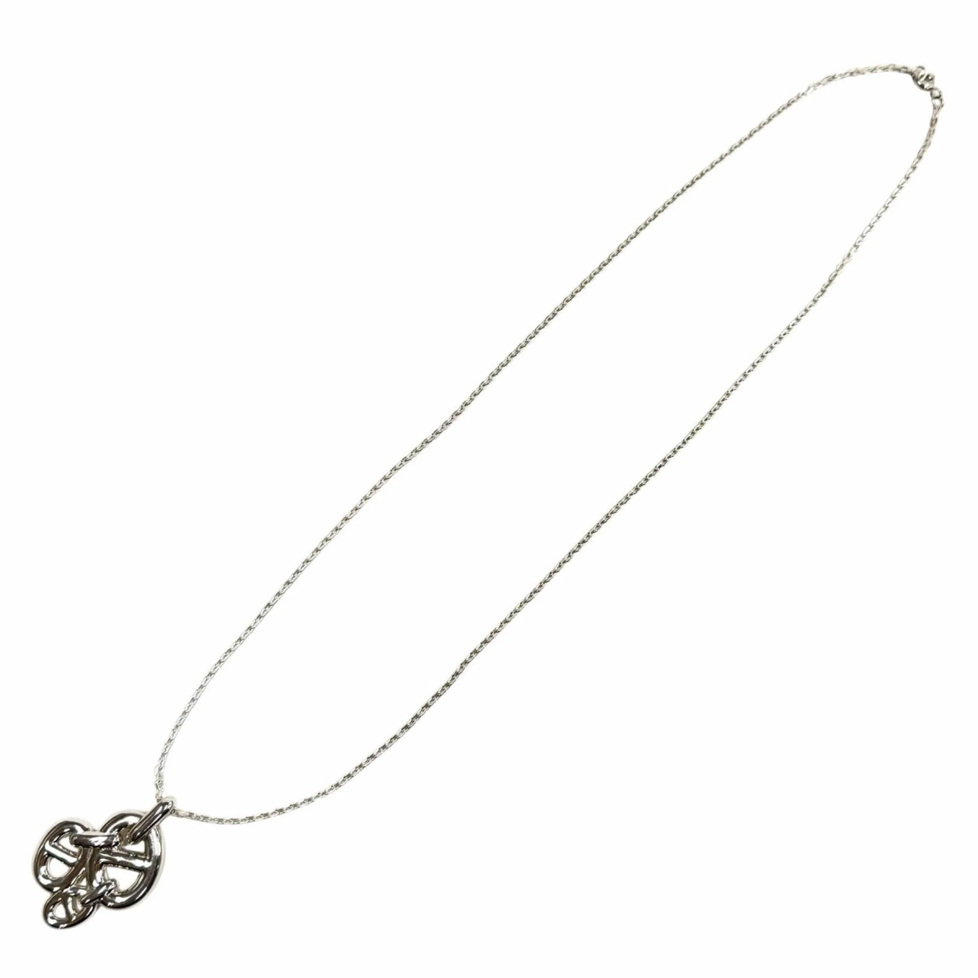 Chaine d'Ancre Enchainée Pendant Necklace Sterling Silver Mini - Image 4