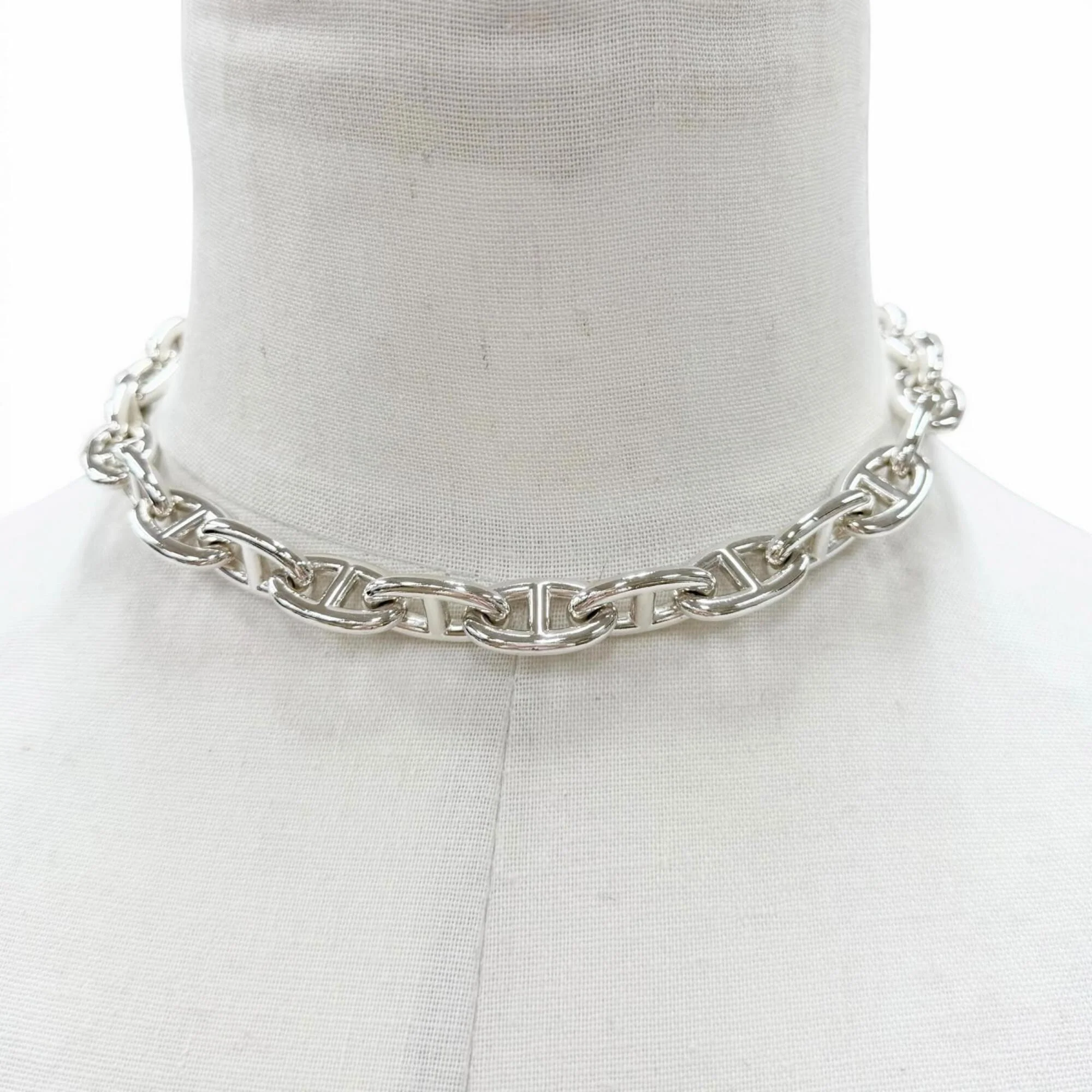 Chaine d'Ancre Pendant Necklace Sterling Silver Large - Image 2