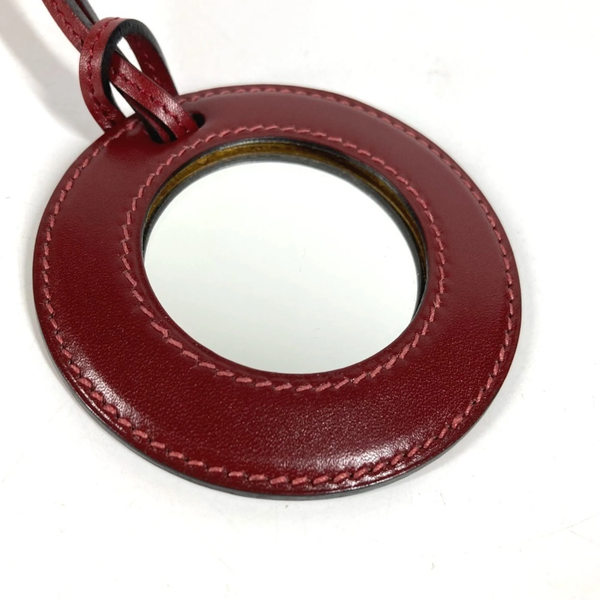 Choker Necklace Leather Brown - Image 2