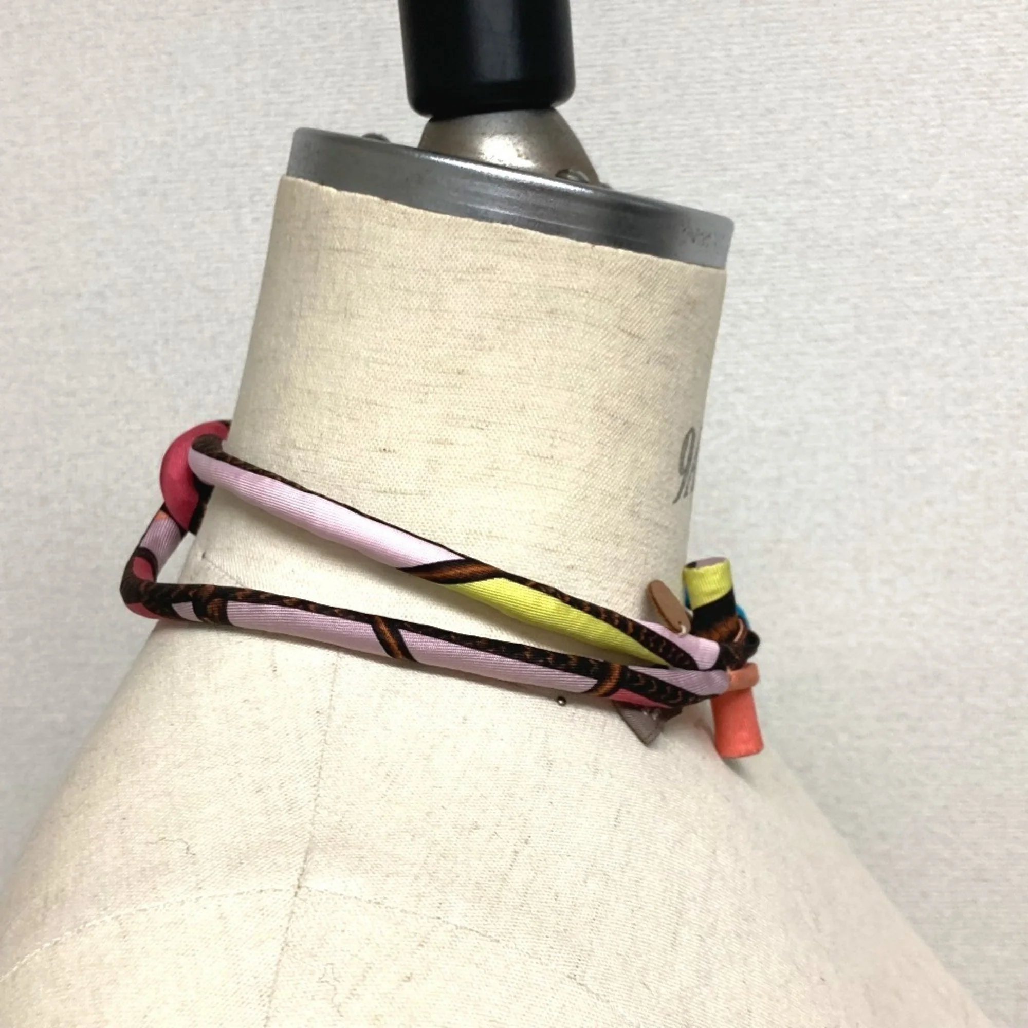 Choker Necklace Silk Multi-Color - Image 9