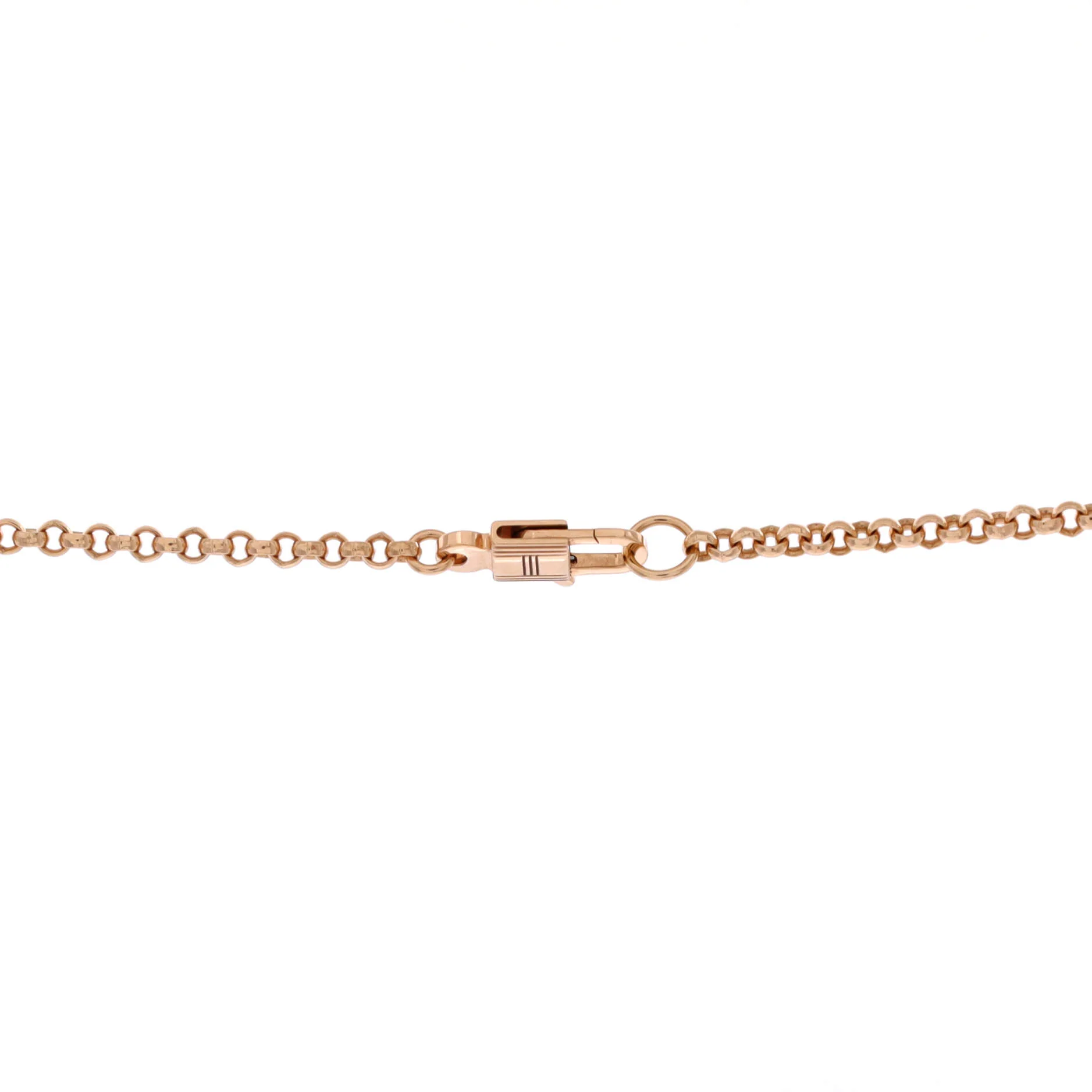 Clou De Forge Pendant Necklace 18K Rose Gold and Diamonds Large - Image 4