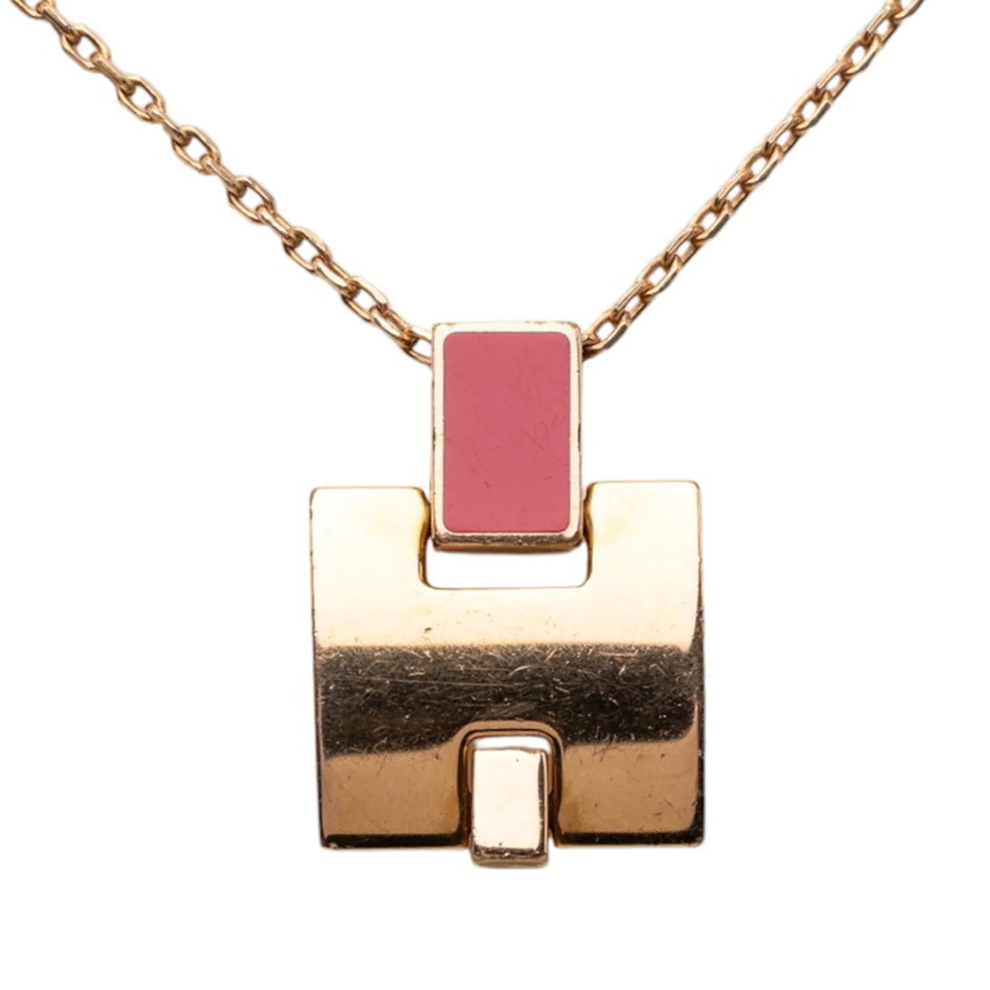 Eileen Pendant Necklace Enamel and Gold