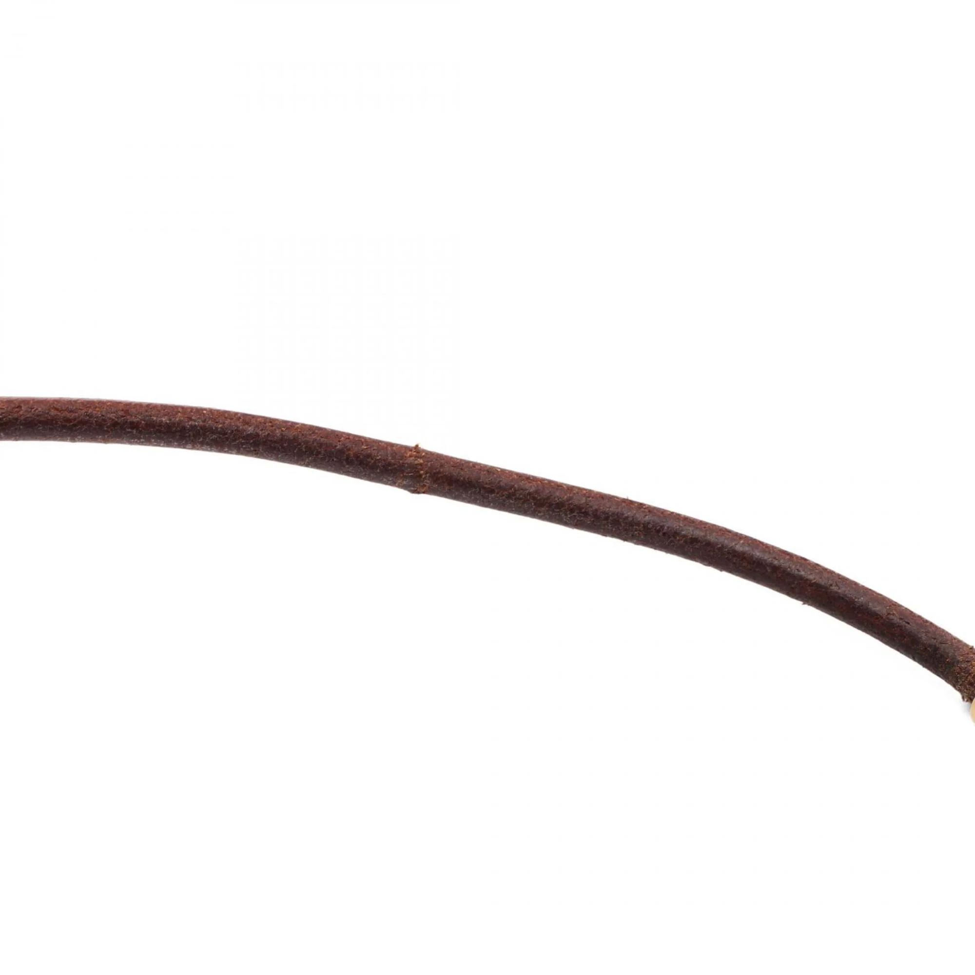Glenan Choker Necklace Gold and Leather - Image 8