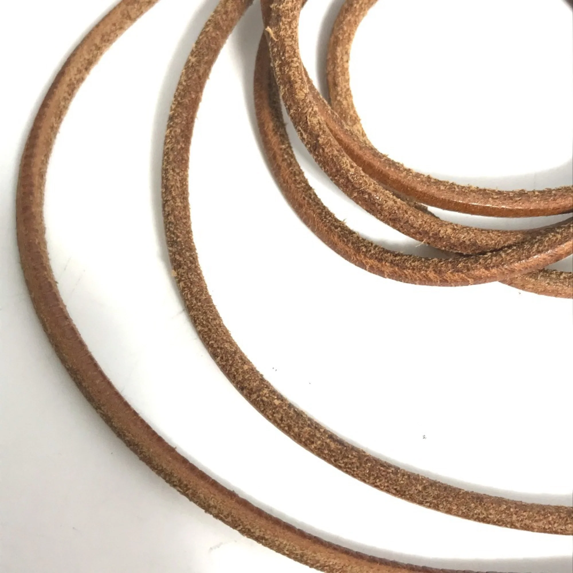 Lanier Pendant Necklace Leather Brown - Image 3