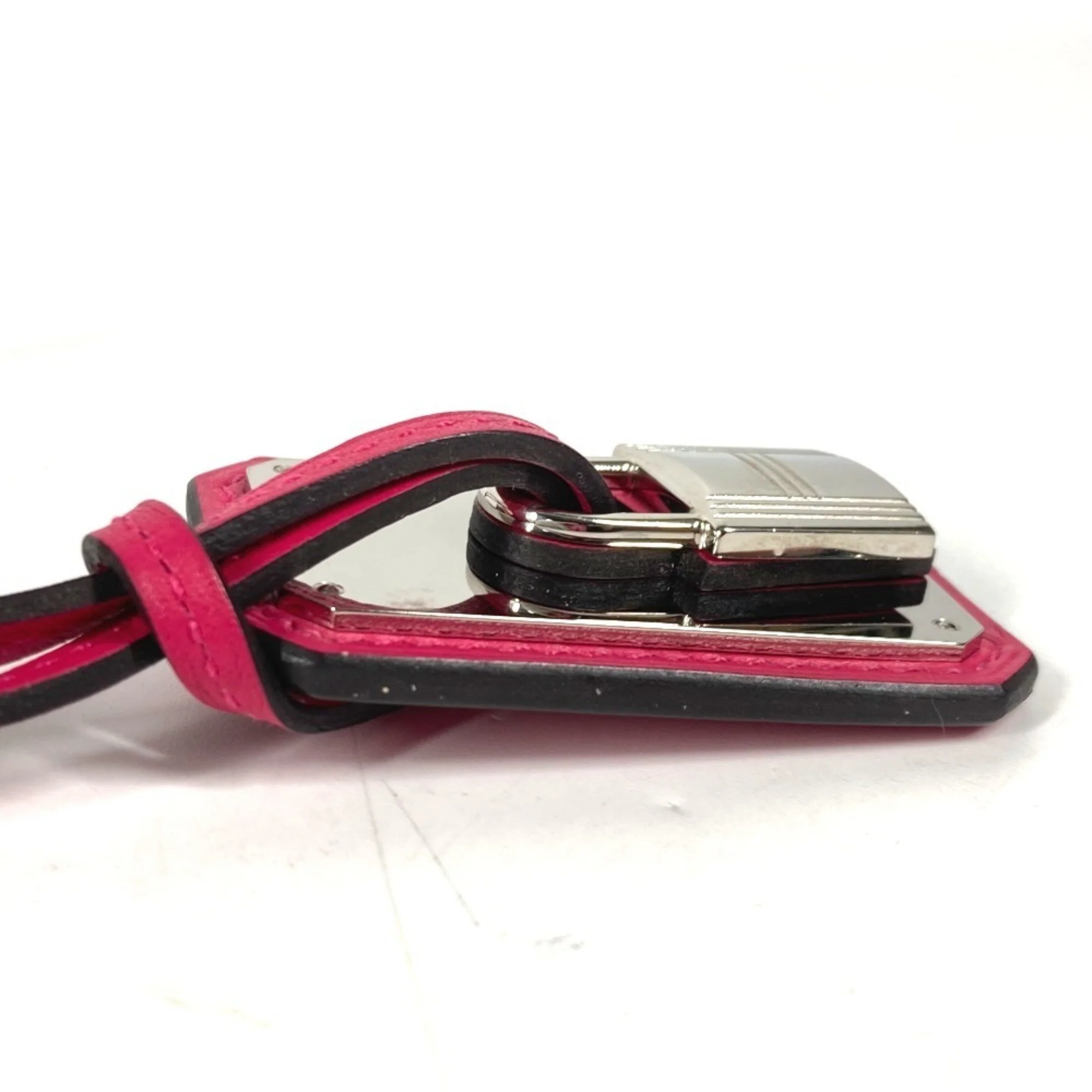 O'Kelly Pendant Necklace Swift Leather Pink - Image 5